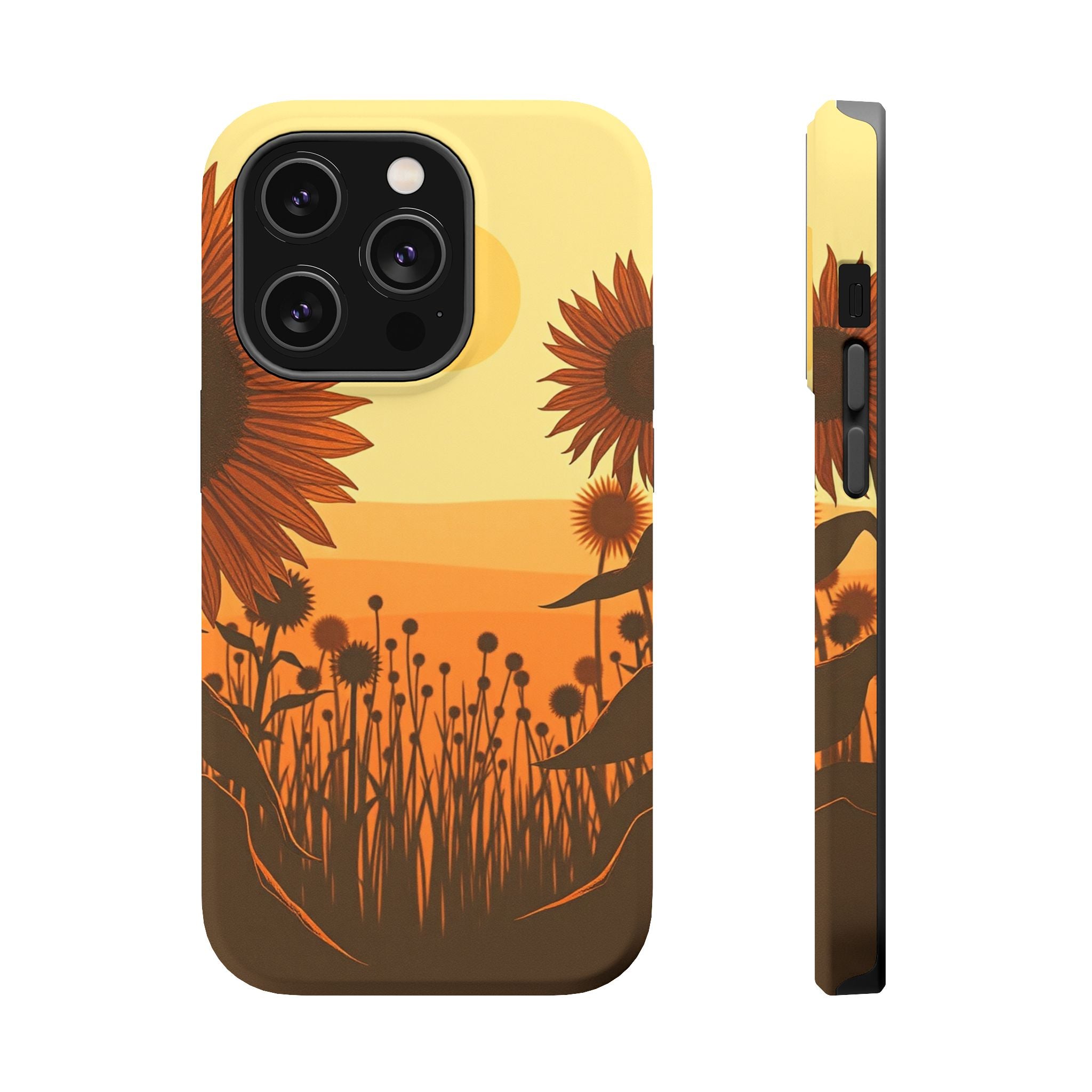 iPhone Serene Sunflower Prairie Design Slim Everyday Designer Case · iPhone Case