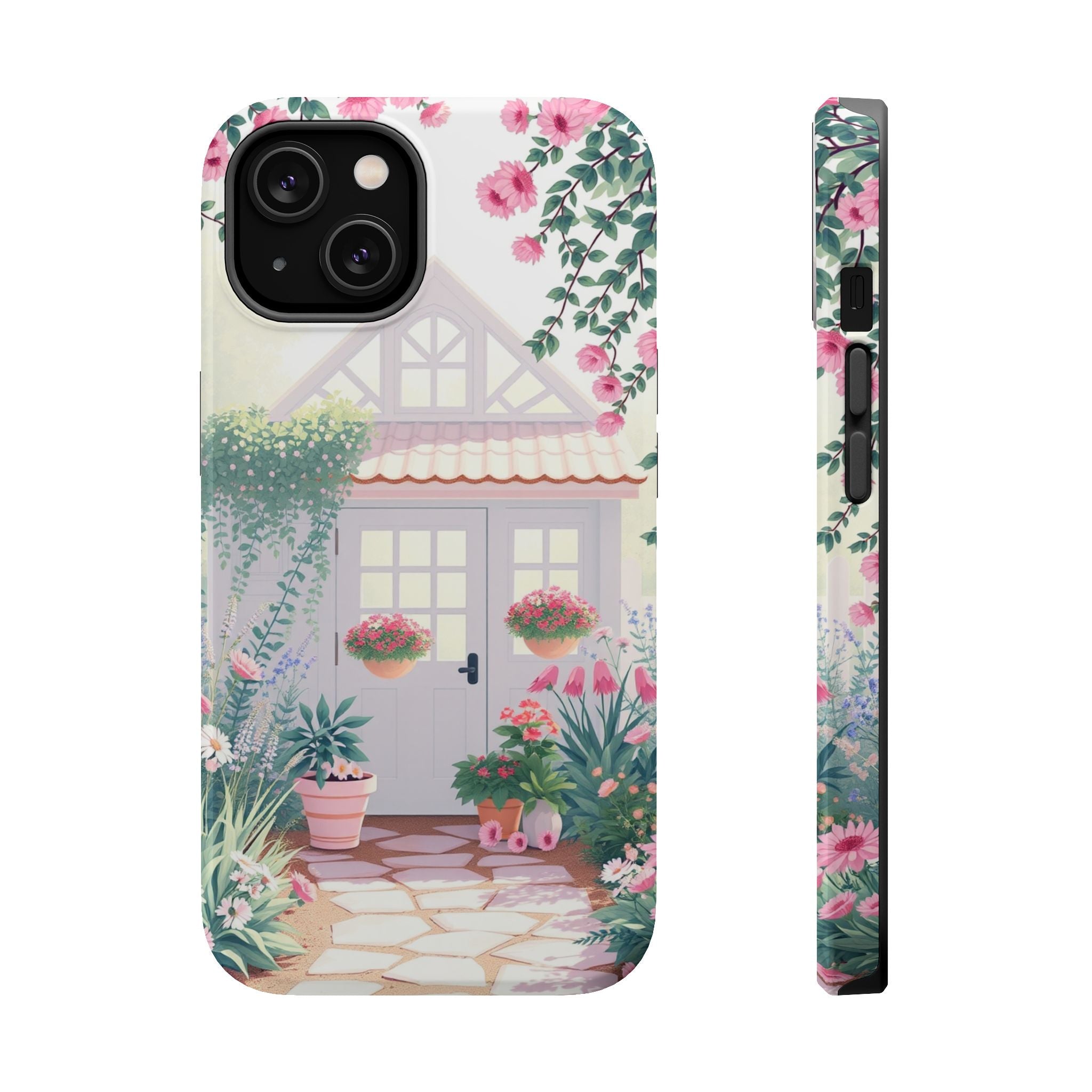 iPhone Cottage Garden Pastel Kawaii Slim Everyday Designer Case · iPhone Case