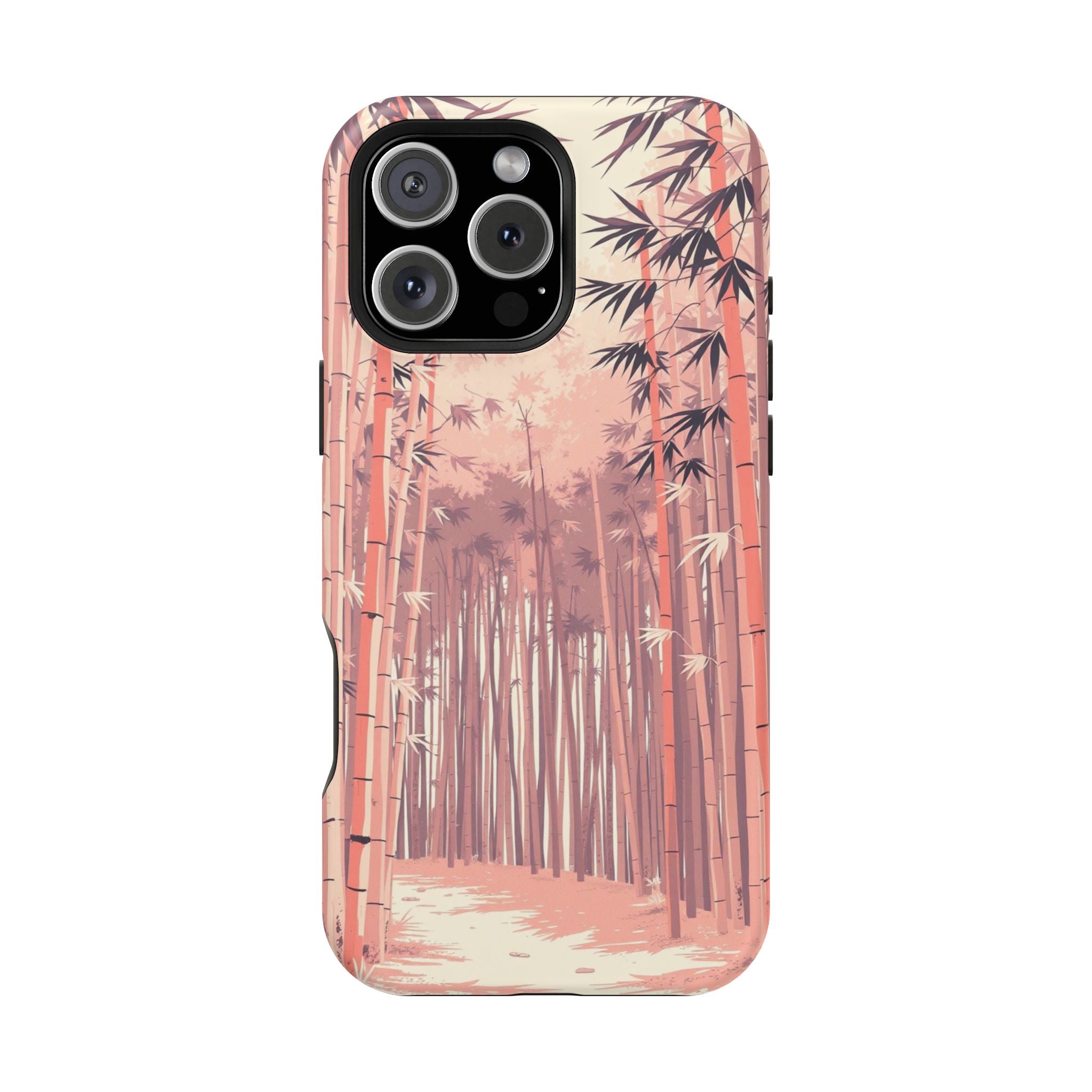 iPhone Rose Pink And Cream Bamboo Grove Slim Everyday iPhone 19 · iPhone Case