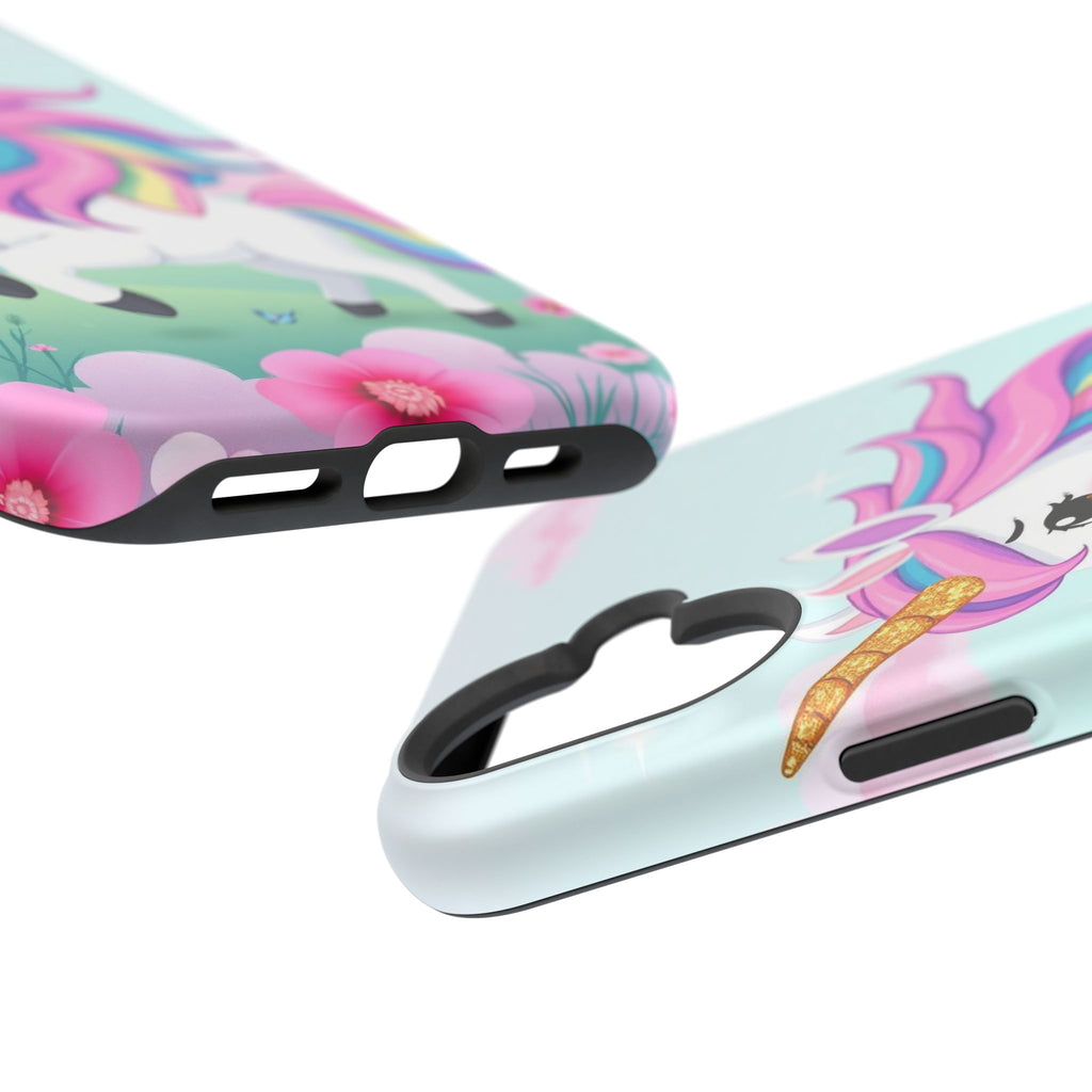 iPhone Rainbow Unicorn Kids Fun Soft iPhone Phone Case Gift Finish · iPhone Case