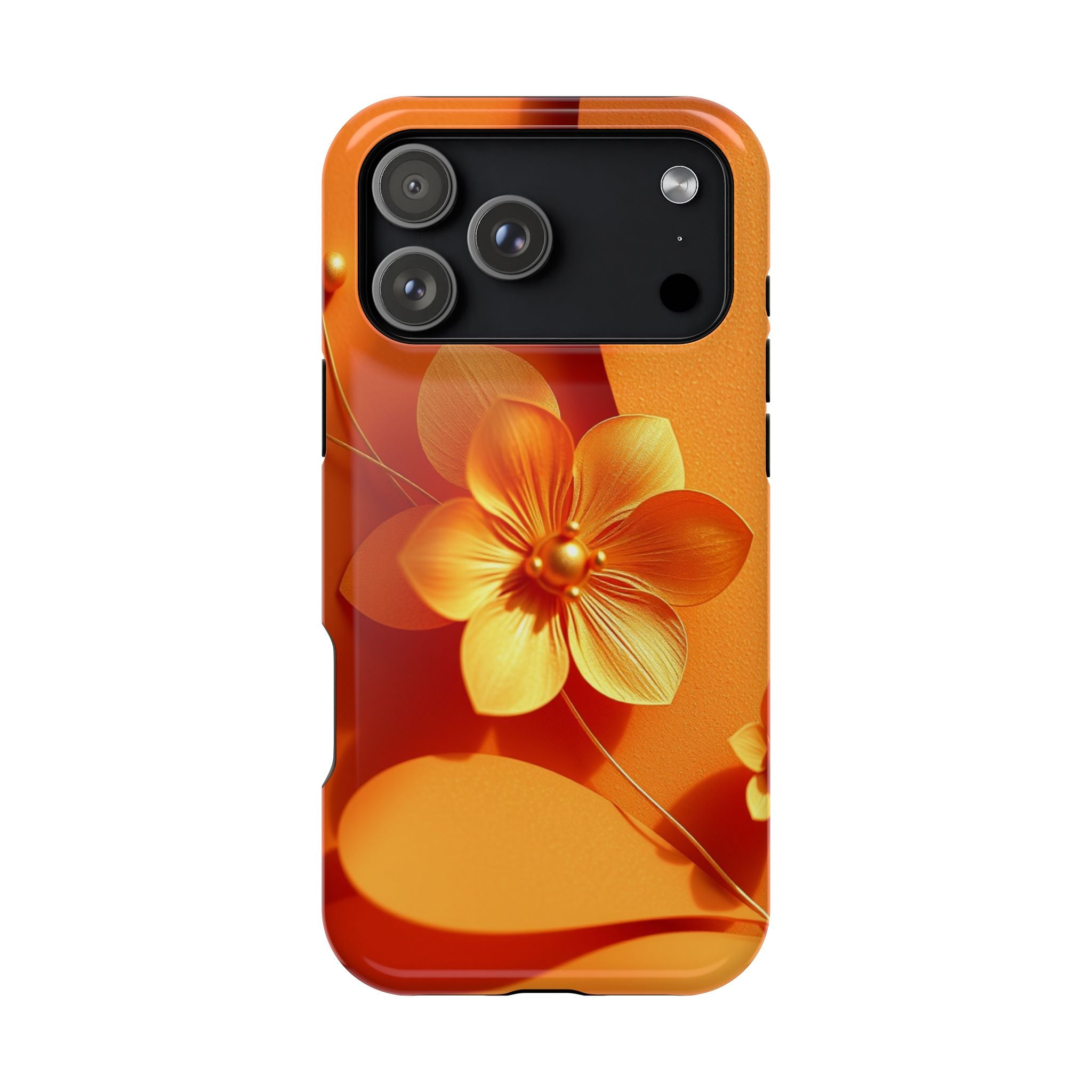 iPhone Floral Geometric Gold Foil Luxury Slim Everyday iPhone Designer · iPhone