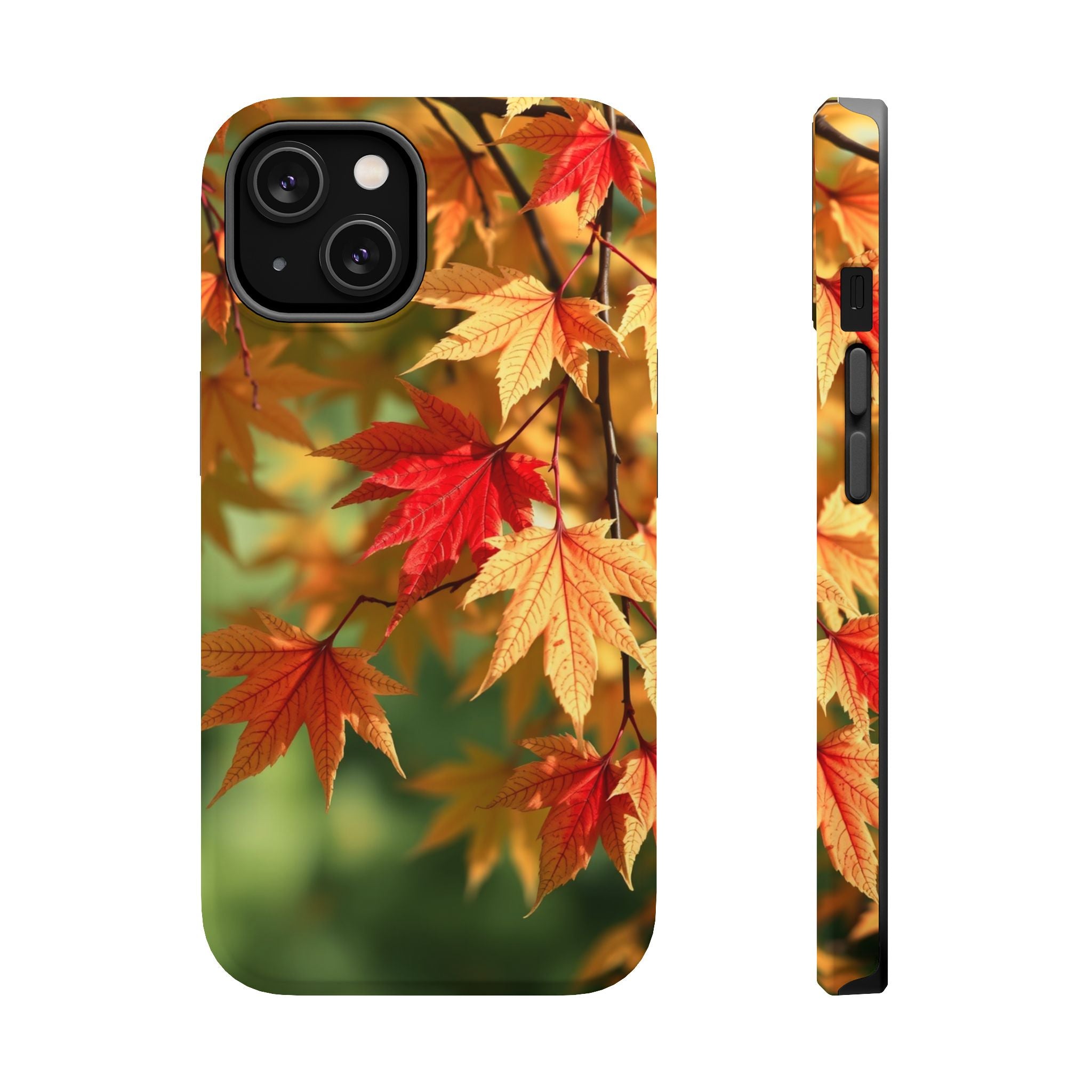 iPhone Earthy Autumn Maple Design Bold Modern Everyday Snap Case · iPhone Case
