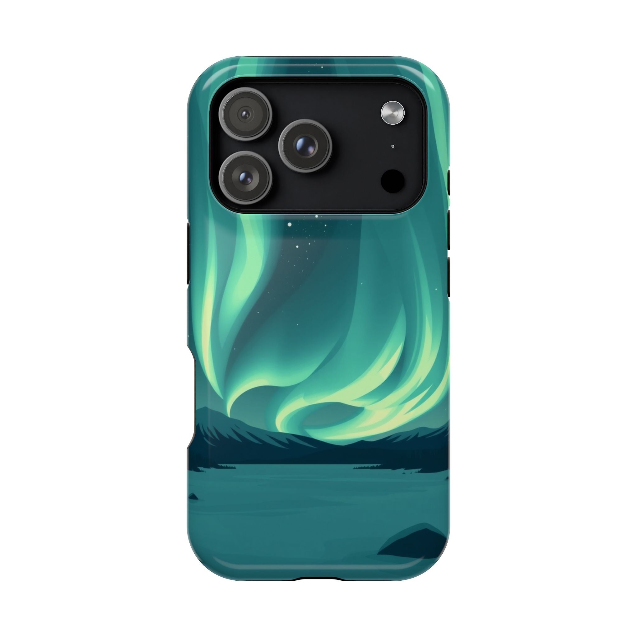 iPhone Northern Lights Abstract Geometric Slim iPhone Everyday Designer · iPhone