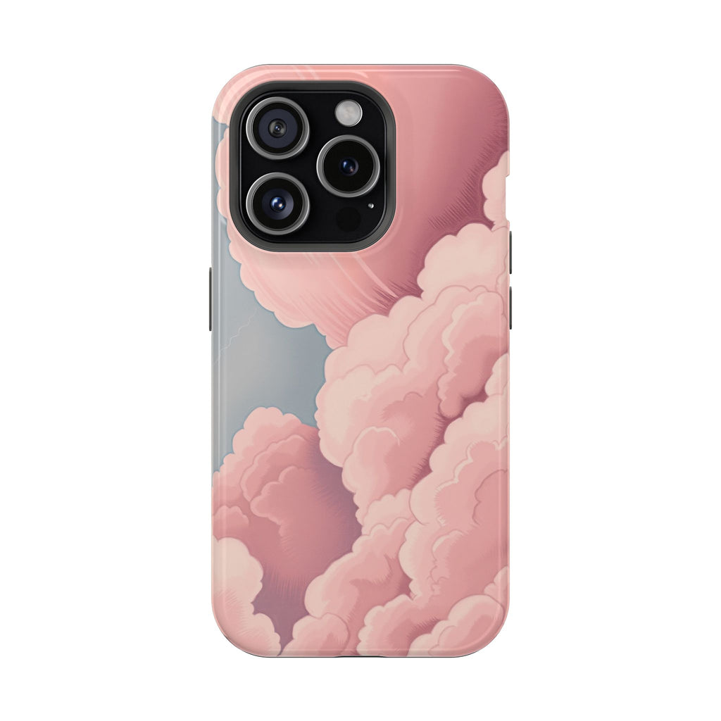 iPhone Rose Pink And Cream Thunderstorm Sky Slim iPhone Everyday · iPhone Case