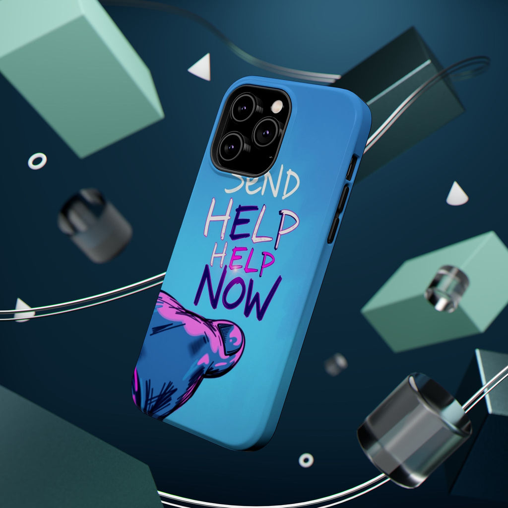 iPhone Radiant Send Help Now Design Slim Everyday Designer Case · iPhone Case