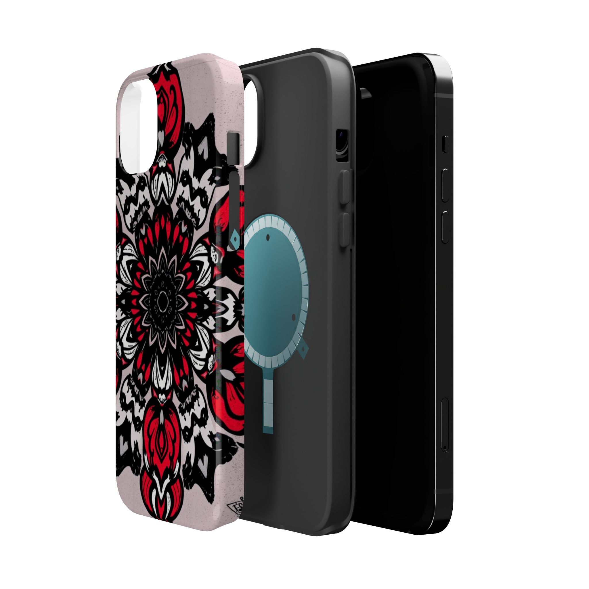 iPhone Floral Mandala Bold Art Slim Everyday Designer Case · iPhone Case