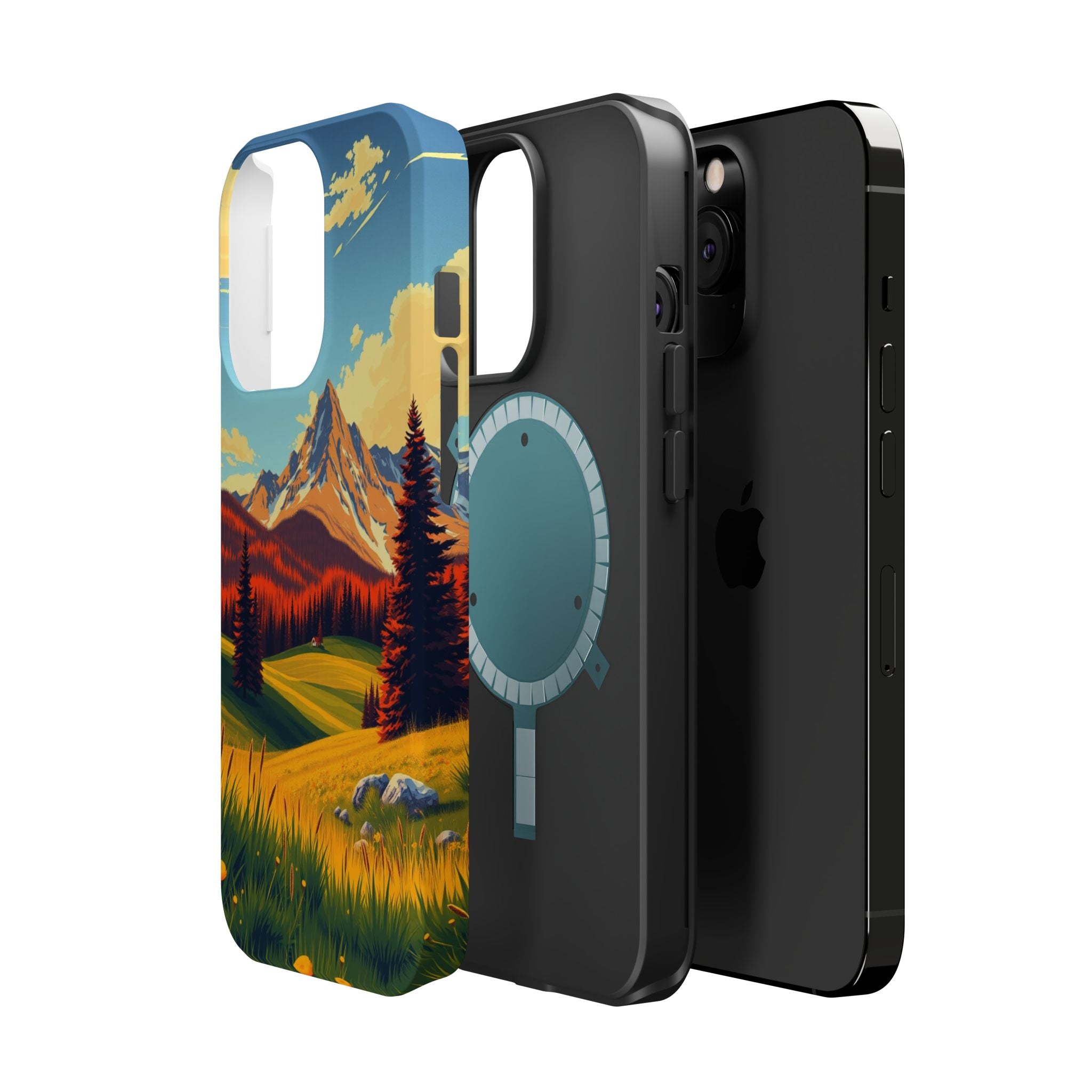 iPhone Radiant Alpine Meadow Design Slim Everyday Designer Case · iPhone Case