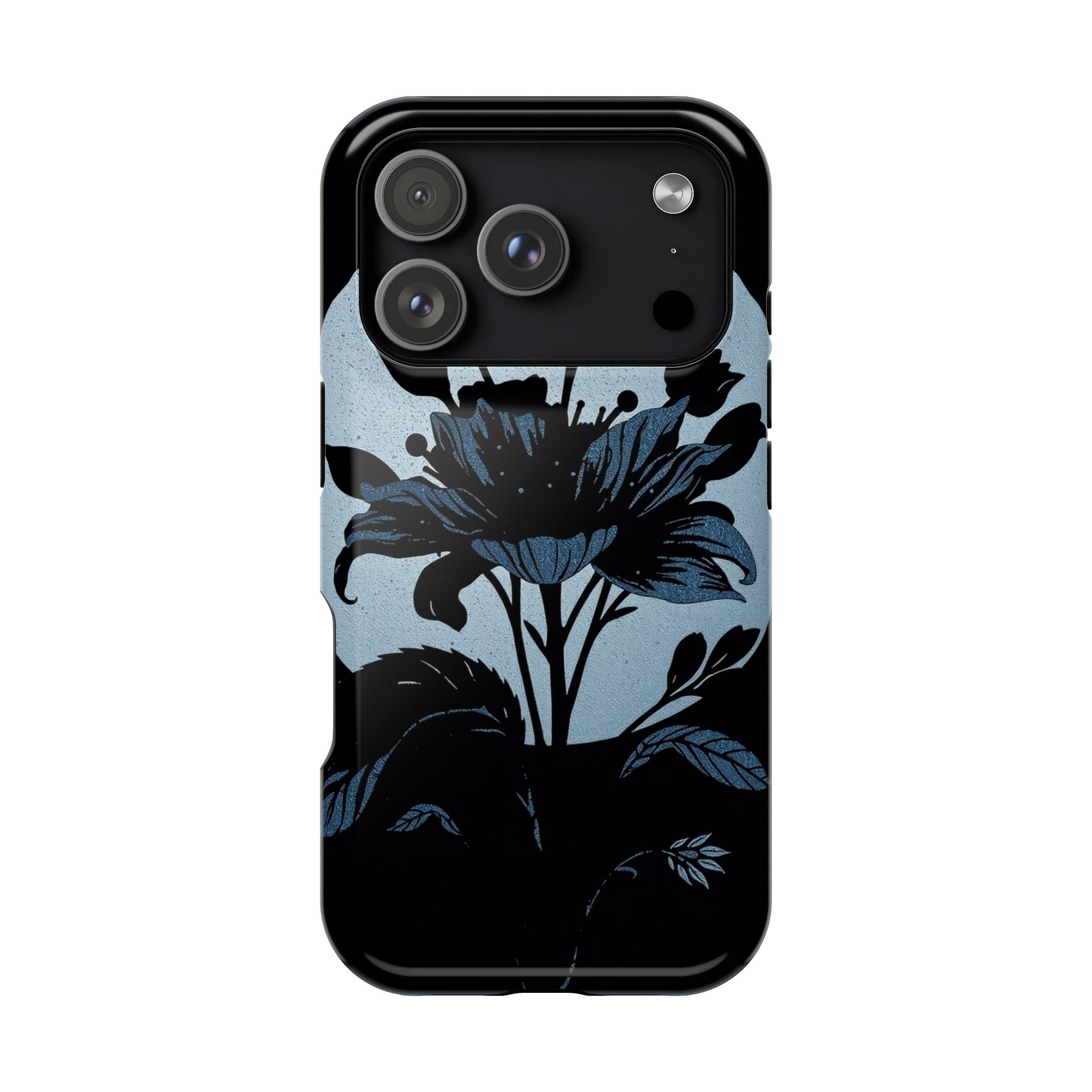 iPhone Radiant Floral Silhouette Design Slim Everyday Designer Case · iPhone Cas