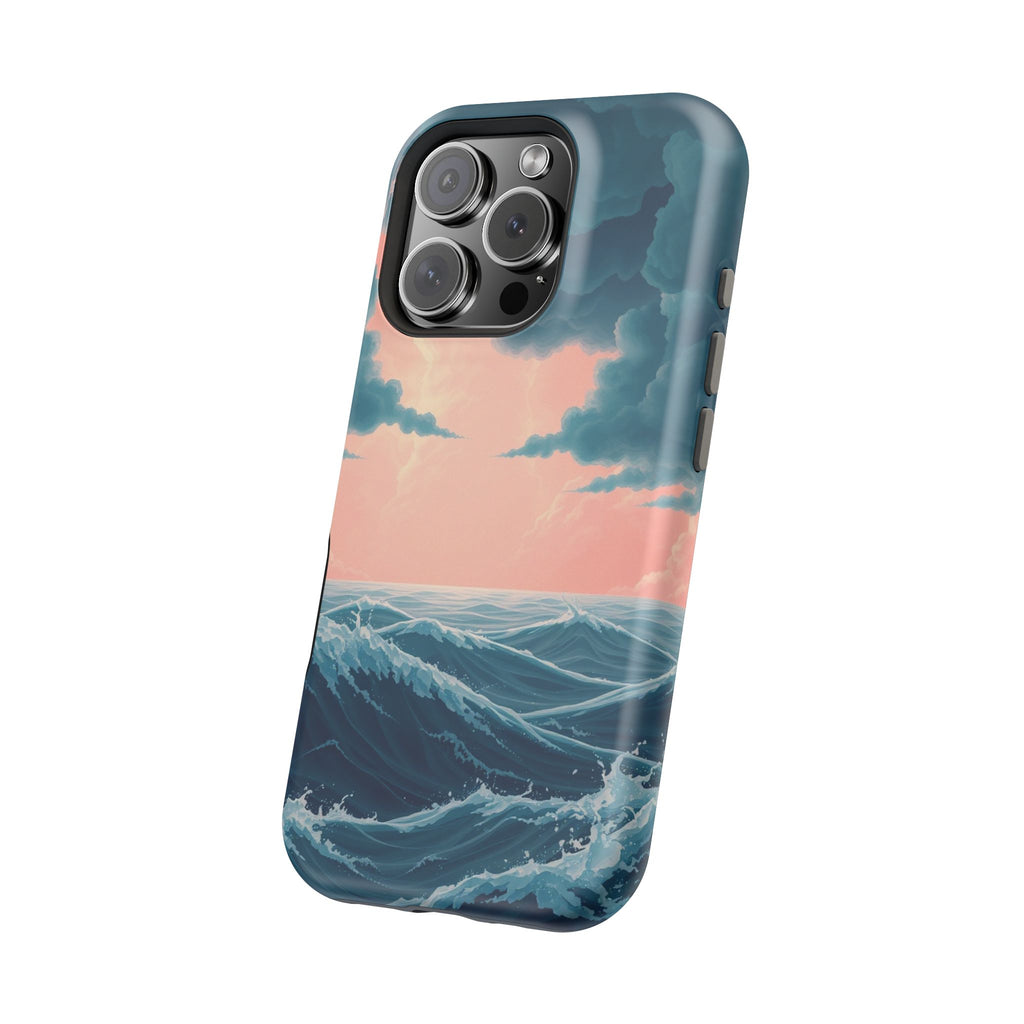 iPhone Storm at Sea 3D Digital Slim Everyday Designer Case · iPhone Case