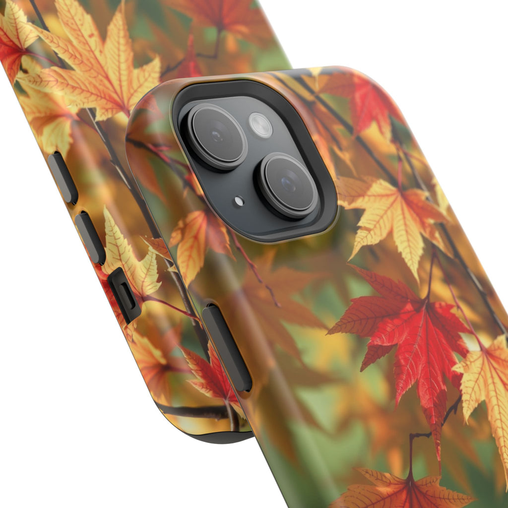 iPhone Earthy Autumn Maple Design Bold Modern Everyday Snap Case · iPhone Case