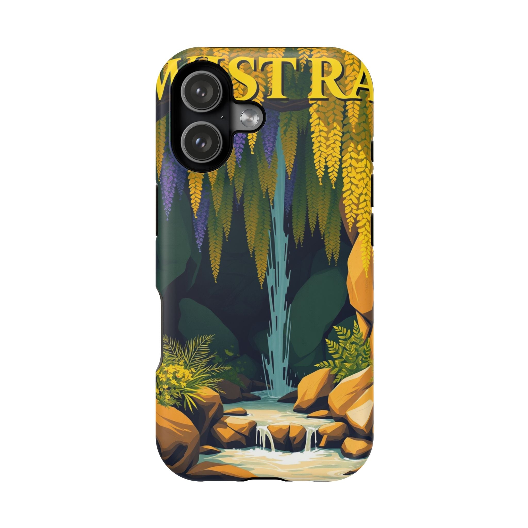 iPhone Wisteria Cascade Vintage Retro Poster Slim iPhone Everyday · iPhone Case