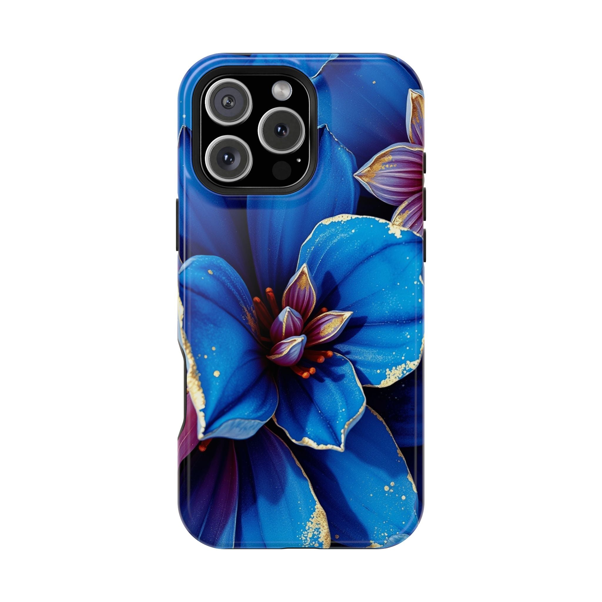 iPhone Floral Gold Foil Serene Design Slim Snap Case Ga · iPhone Case