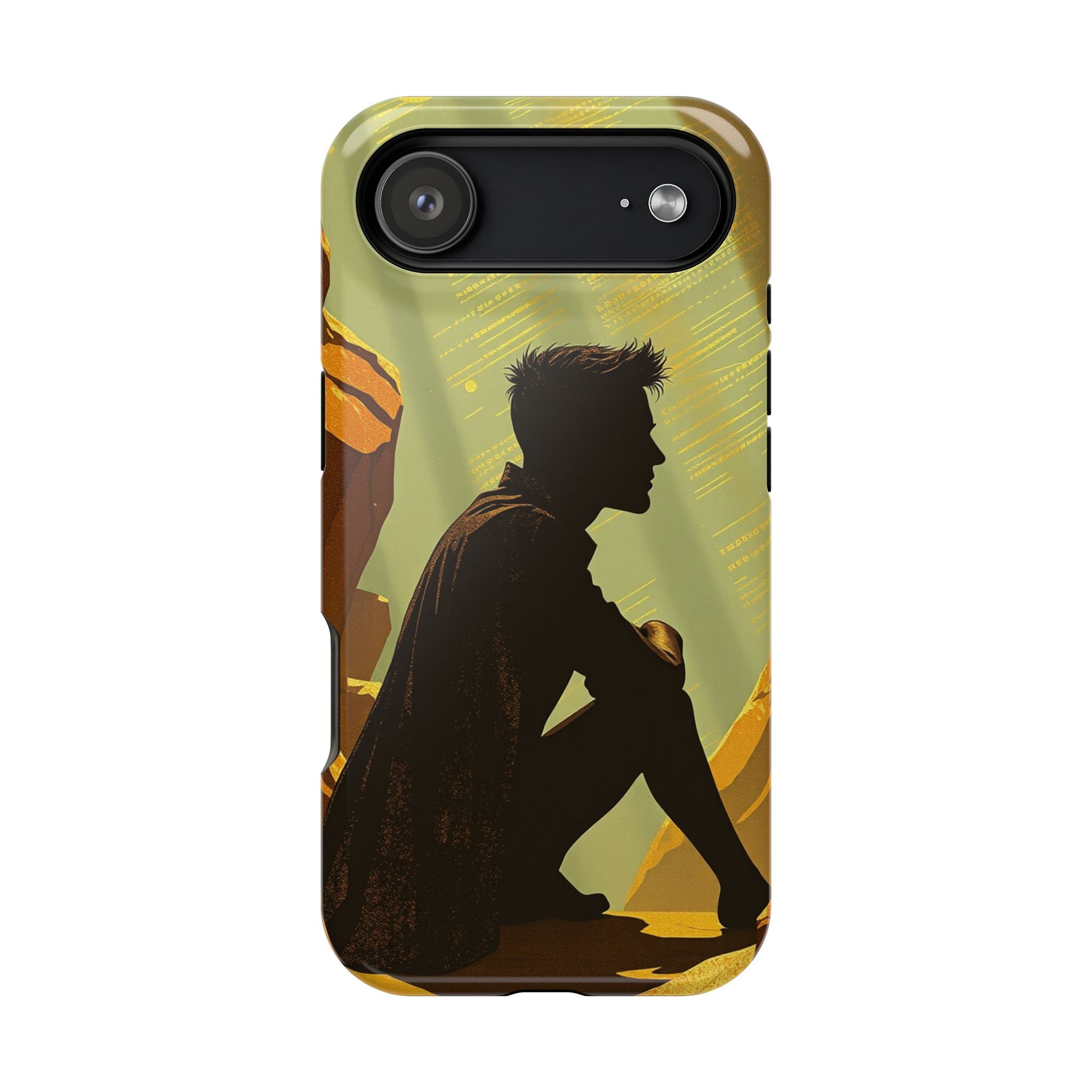 iPhone Mustard And Rust Overthinking Again Slim Everyday Designer Case · iPhone