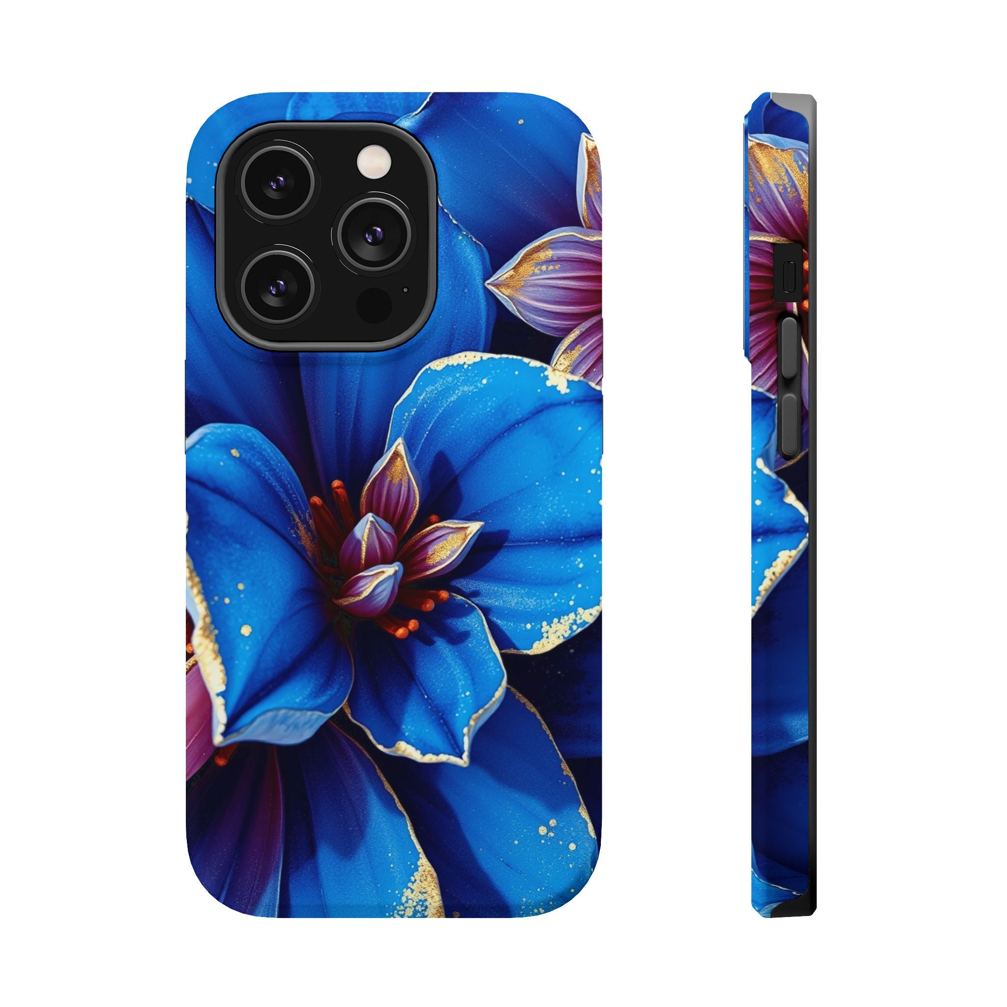 iPhone Floral Gold Foil Serene Design Slim Snap Case Ga · iPhone Case