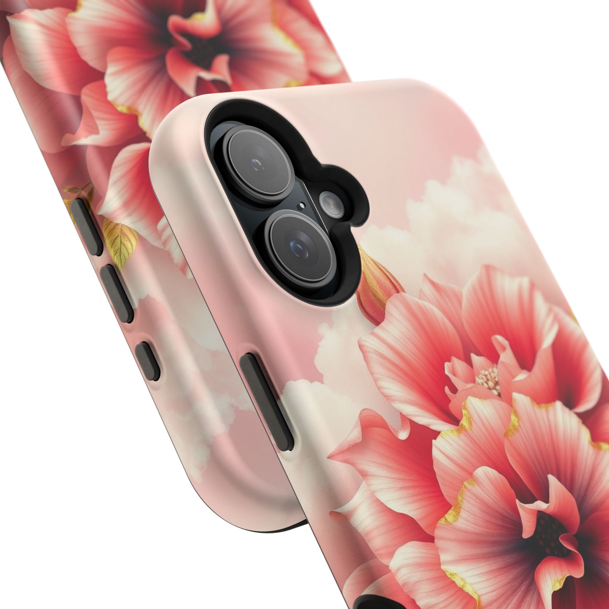 iPhone Pastel Floral Cloud Gold Foil Luxury Slim iPhone Everyday · iPhone Case