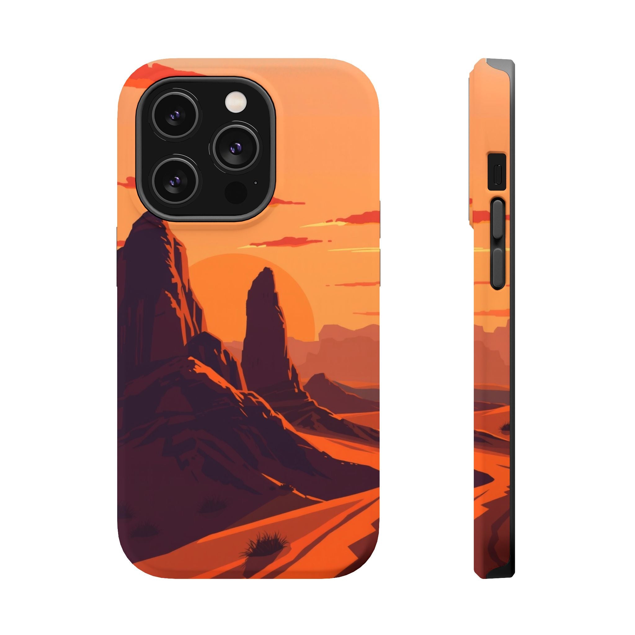 iPhone Vibrant Mesa Sunset Design 13 Slim Everyday Designer Case · iPhone Case