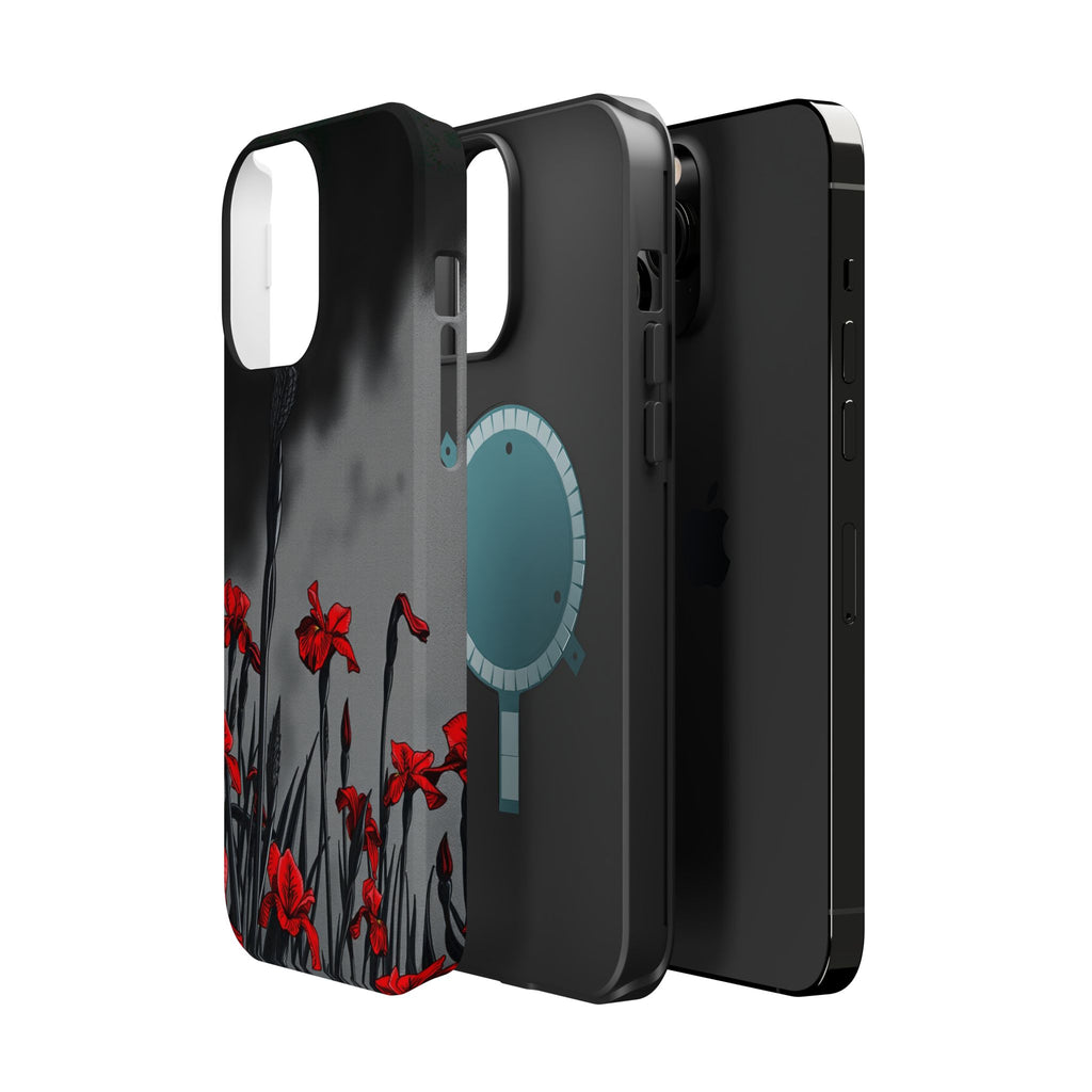 iPhone Iris Garden Cinematic Art Soft Finish Everyday Cas Slim Snap Case · iPhon