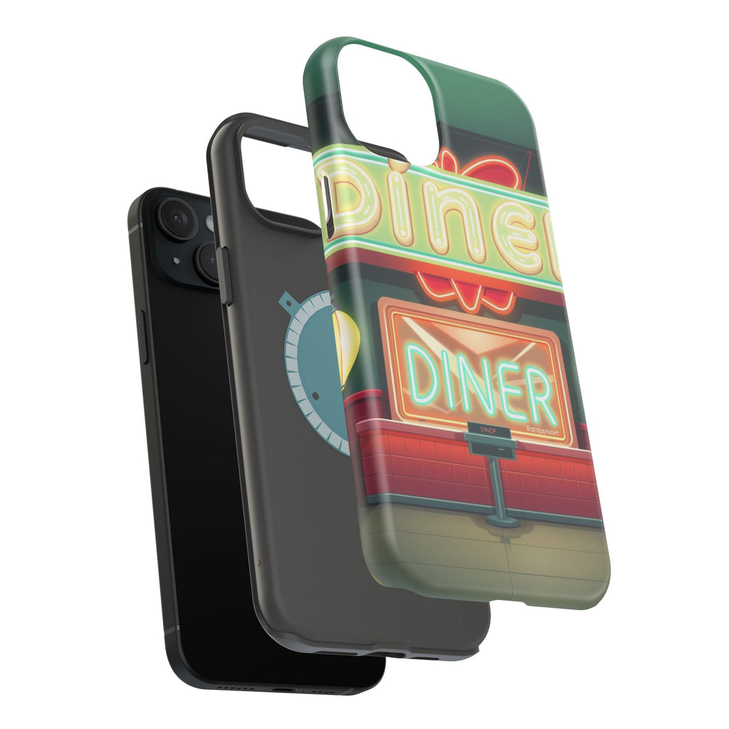 iPhone Neon Diner Sign Mystic Art Bold Modern Everyday Snap Case · iPhone Case