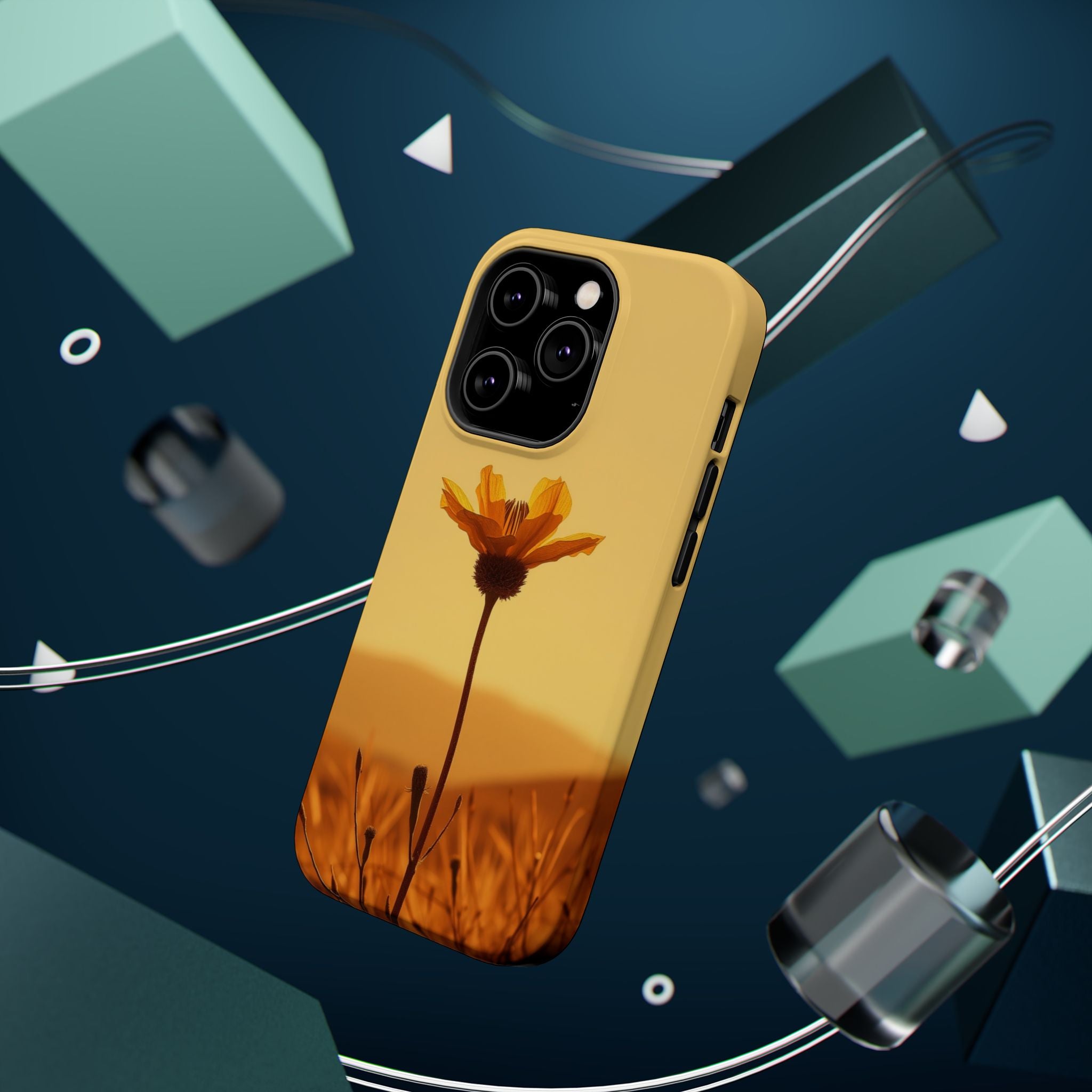 iPhone Desert Flower Cinematic Art Bold Modern Everyday Snap Case · iPhone Case