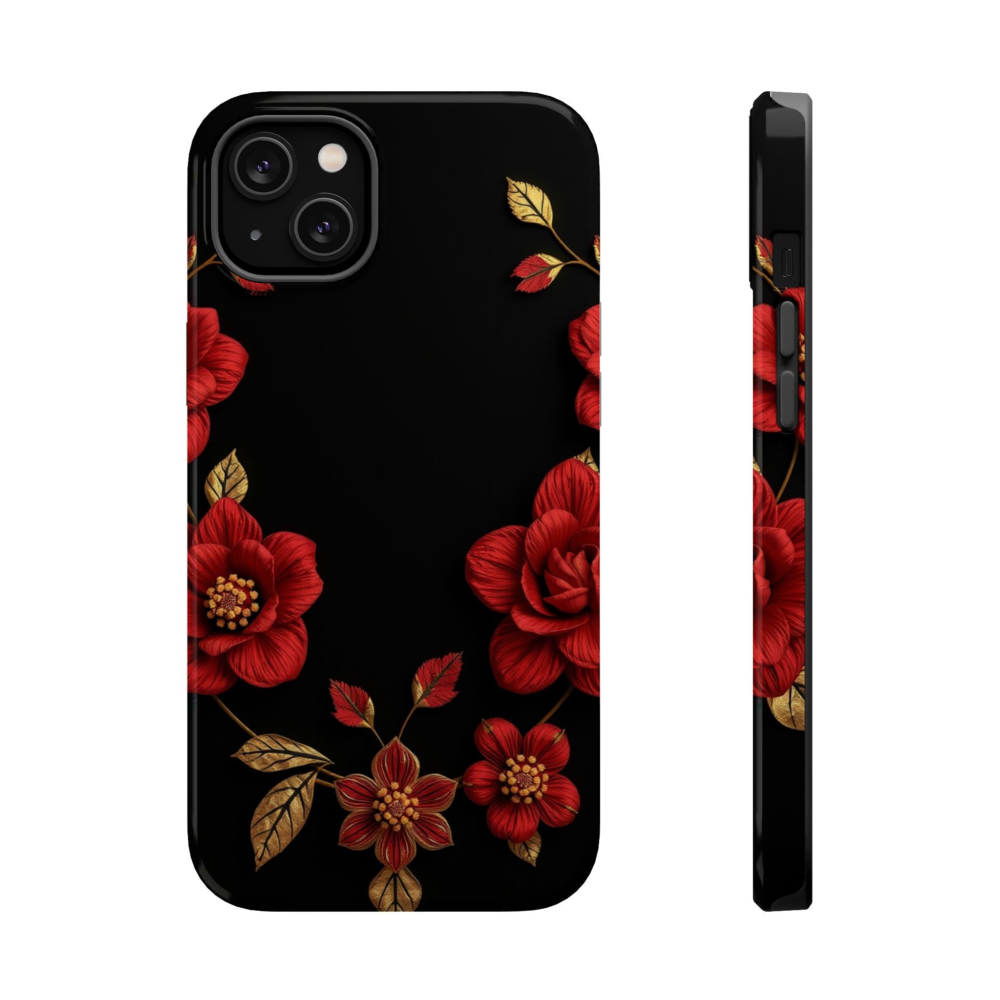 iPhone Floral Gold Foil 3D Digital Bold Modern Everyday Snap Case · iPhone Case