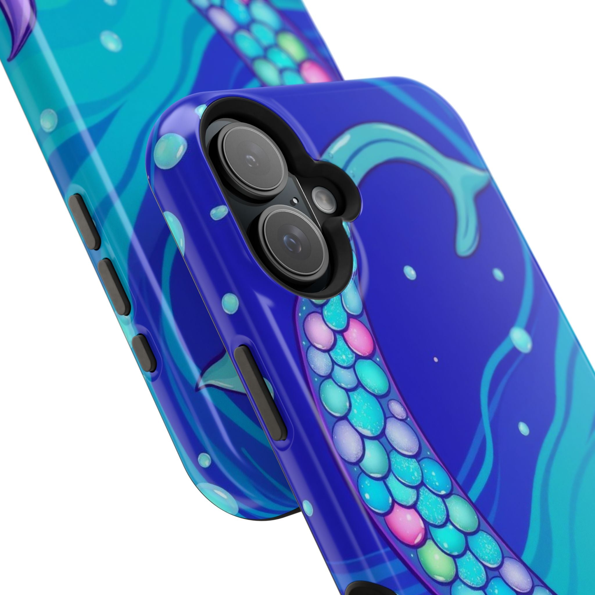 iPhone Mermaid Tail Swirl Kids Fun iPhone Phone Case Gift Artistic · iPhone Case