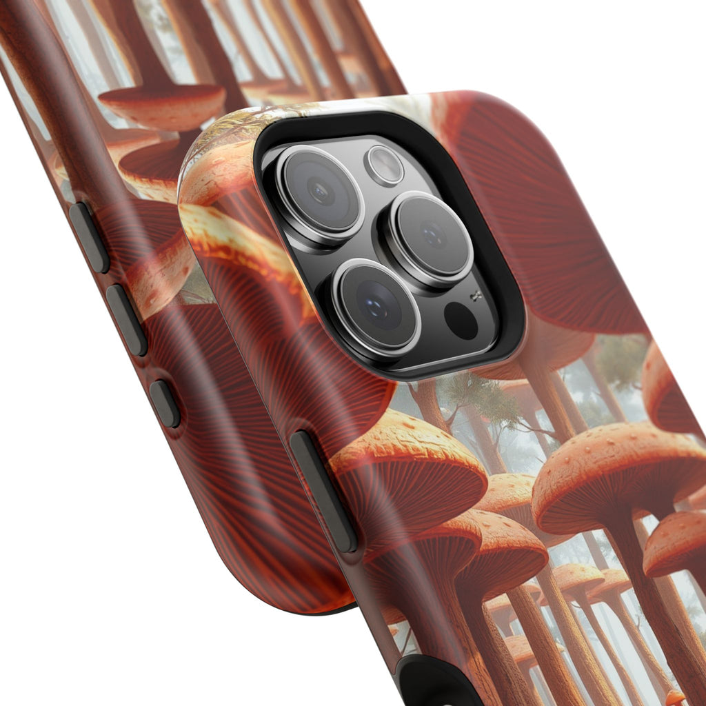 iPhone Mushroom Forest 3D Digital Bold Modern Everyday Snap Case · iPhone Case