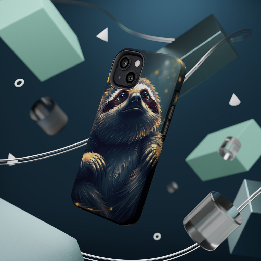 iPhone Vibrant Cozy Sloth Mode Design Slim Everyday Designer Case · iPhone Case
