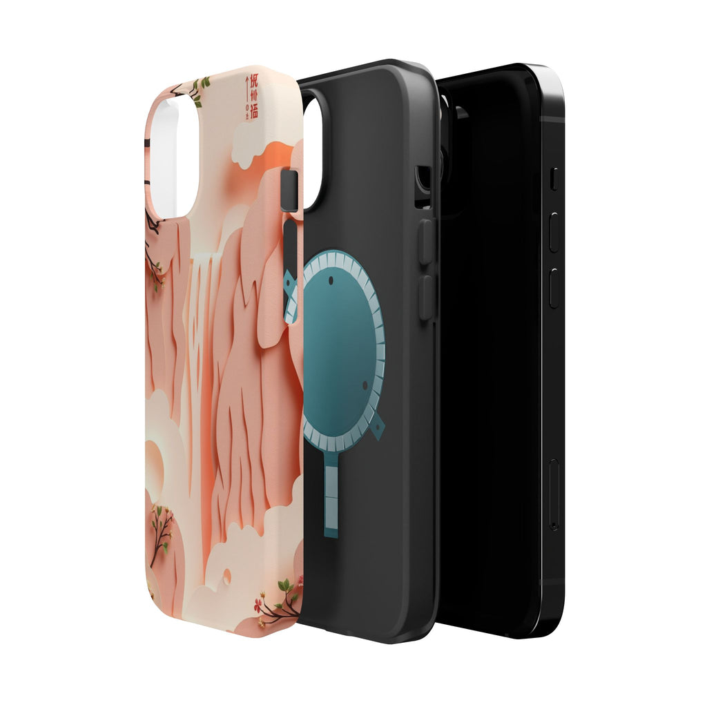 iPhone Waterfall Mist Electric Art Bold Modern Everyday Snap Case · iPhone Case