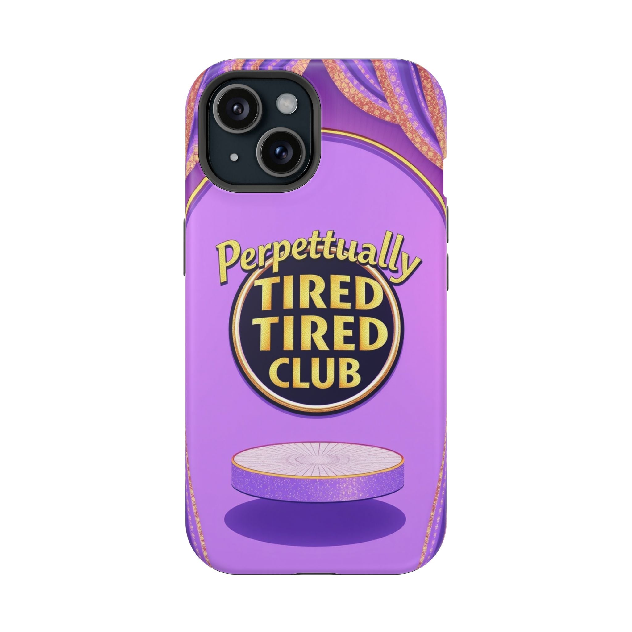 iPhone Perpetually Tired Club Bold Art Slim Everyday Designer Case · iPhone Case
