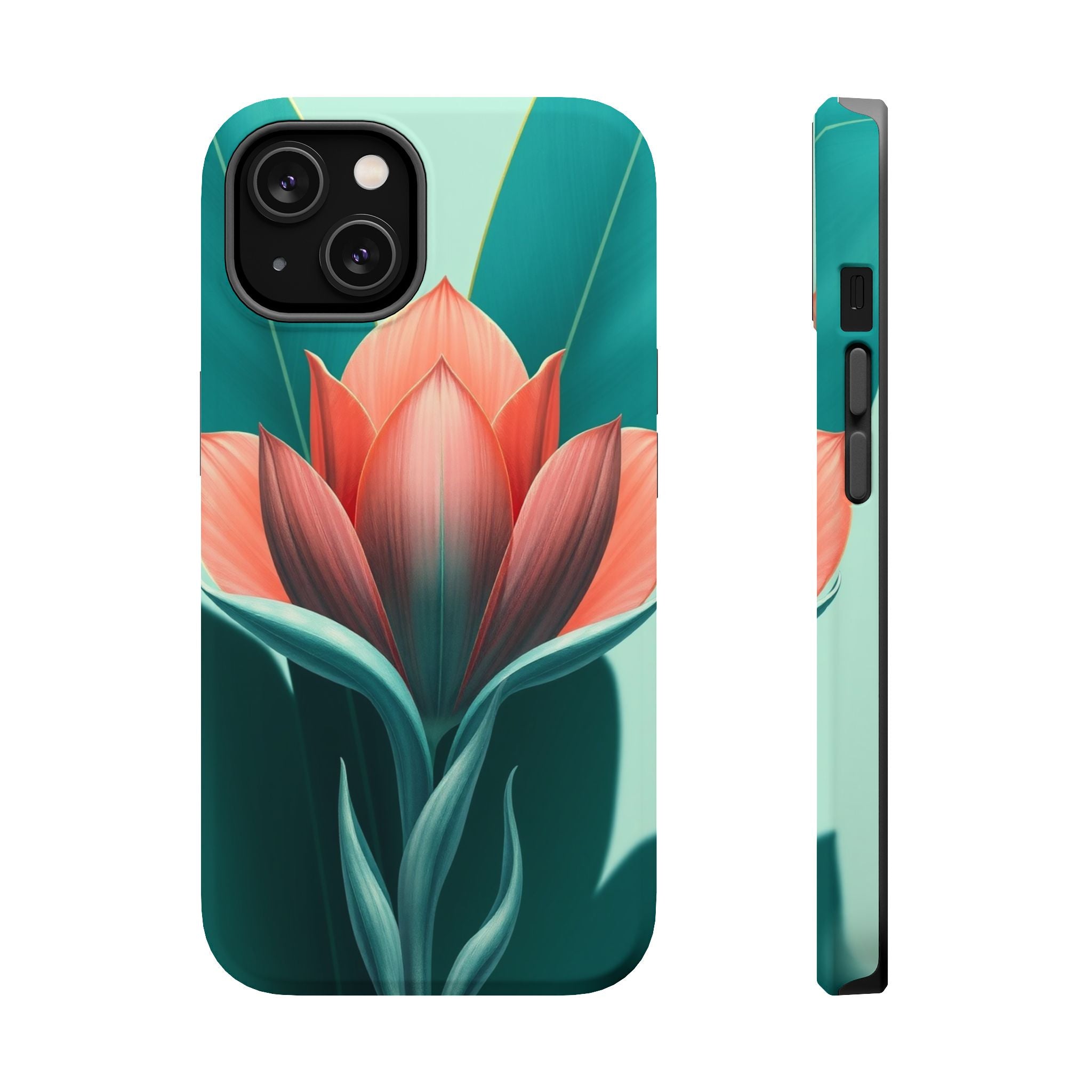 iPhone Dreamy Botanical Illustration Design Soft iPhone 14 Finish · iPhone Case