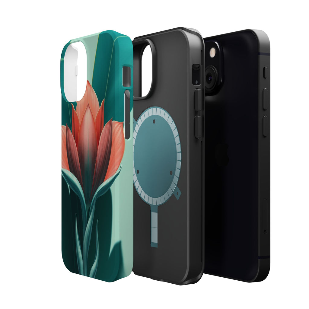 iPhone Dreamy Botanical Illustration Design Soft iPhone 14 Finish · iPhone Case