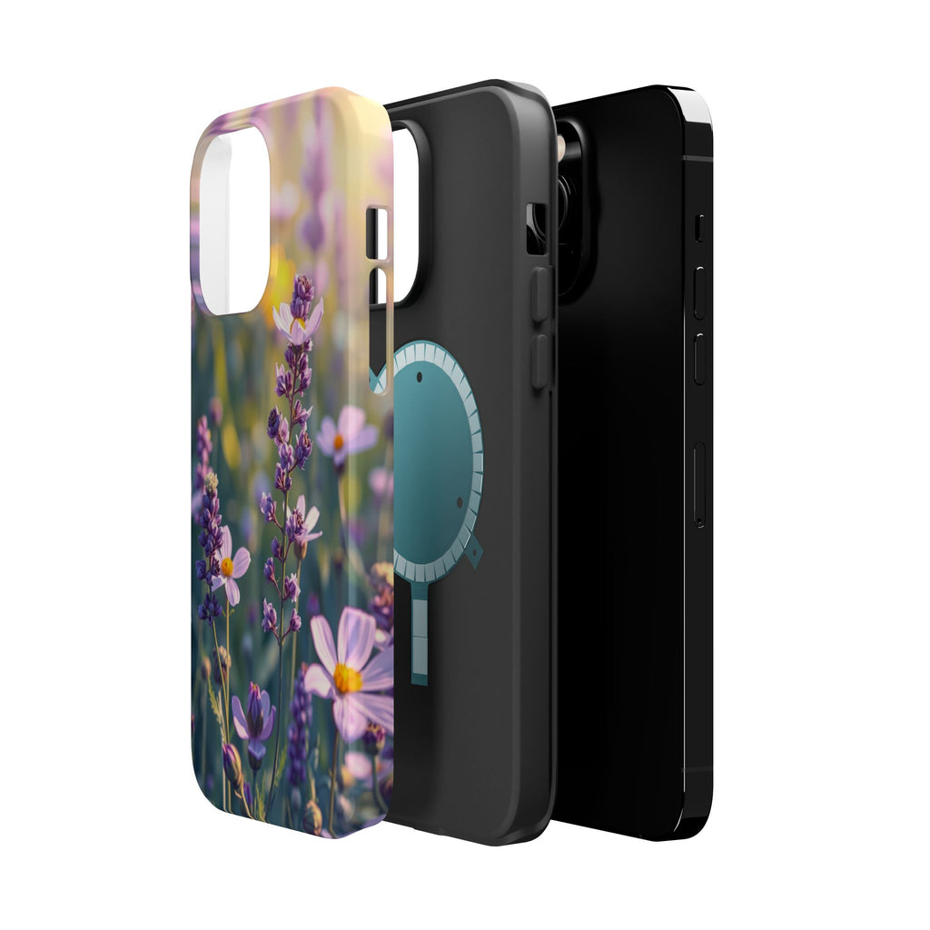 iPhone Lavender And Pearl Wildflower Field Slim iPhone Everyday · iPhone Case