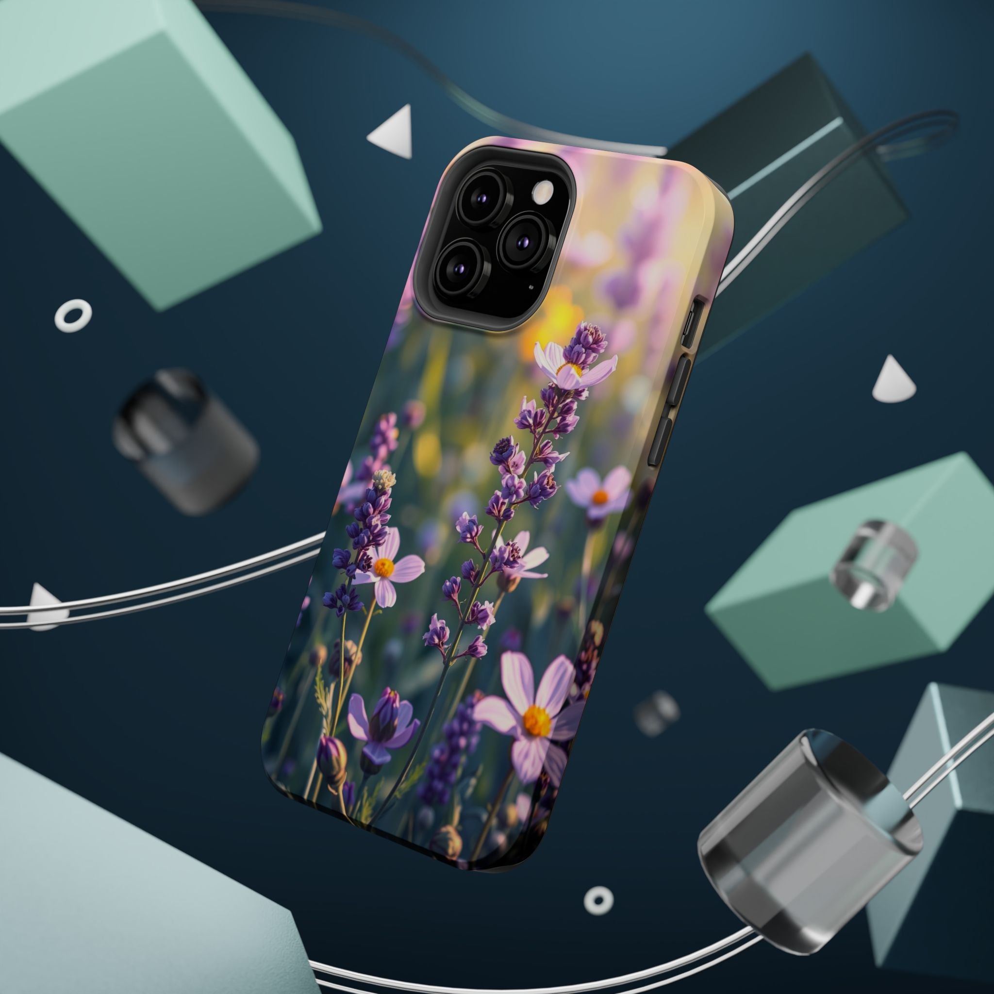 iPhone Lavender And Pearl Wildflower Field Slim iPhone Everyday · iPhone Case