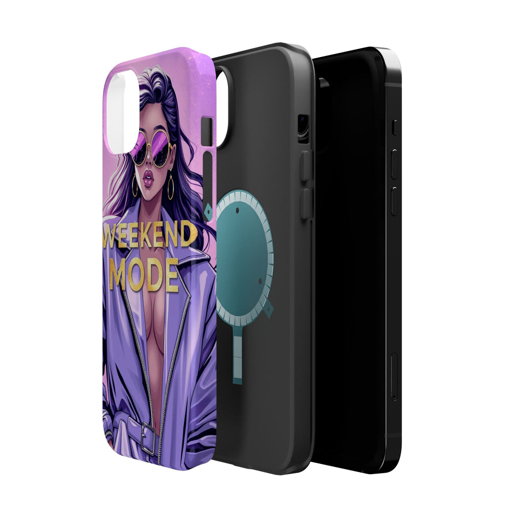 iPhone Lavender And Pearl Weekend Mode On Slim Everyday Designer Case · iPhone C
