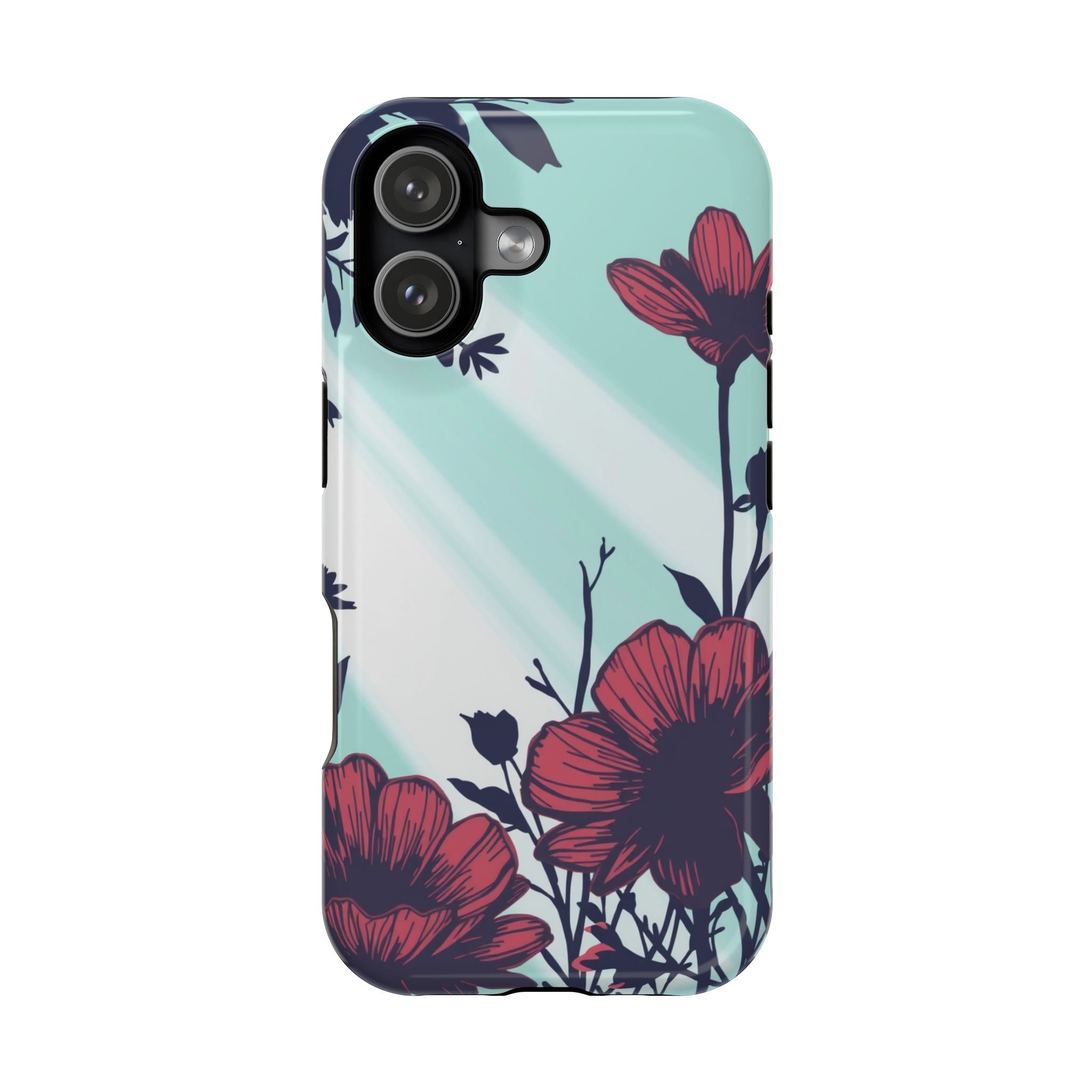 iPhone Floral Silhouette Cinematic Art Slim Everyday Designer Case · iPhone Case