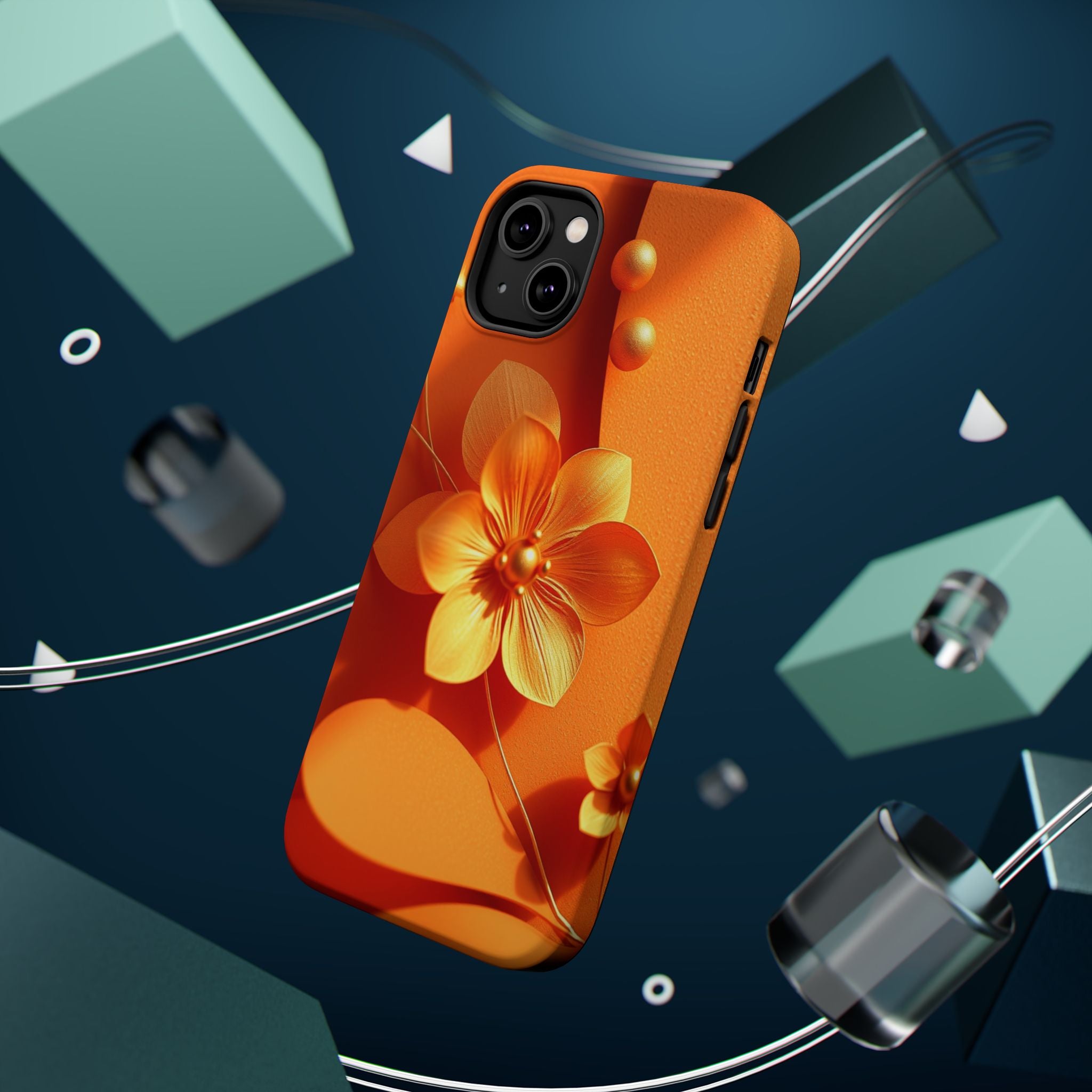 iPhone Floral Geometric Gold Foil Luxury Slim Everyday iPhone Designer · iPhone