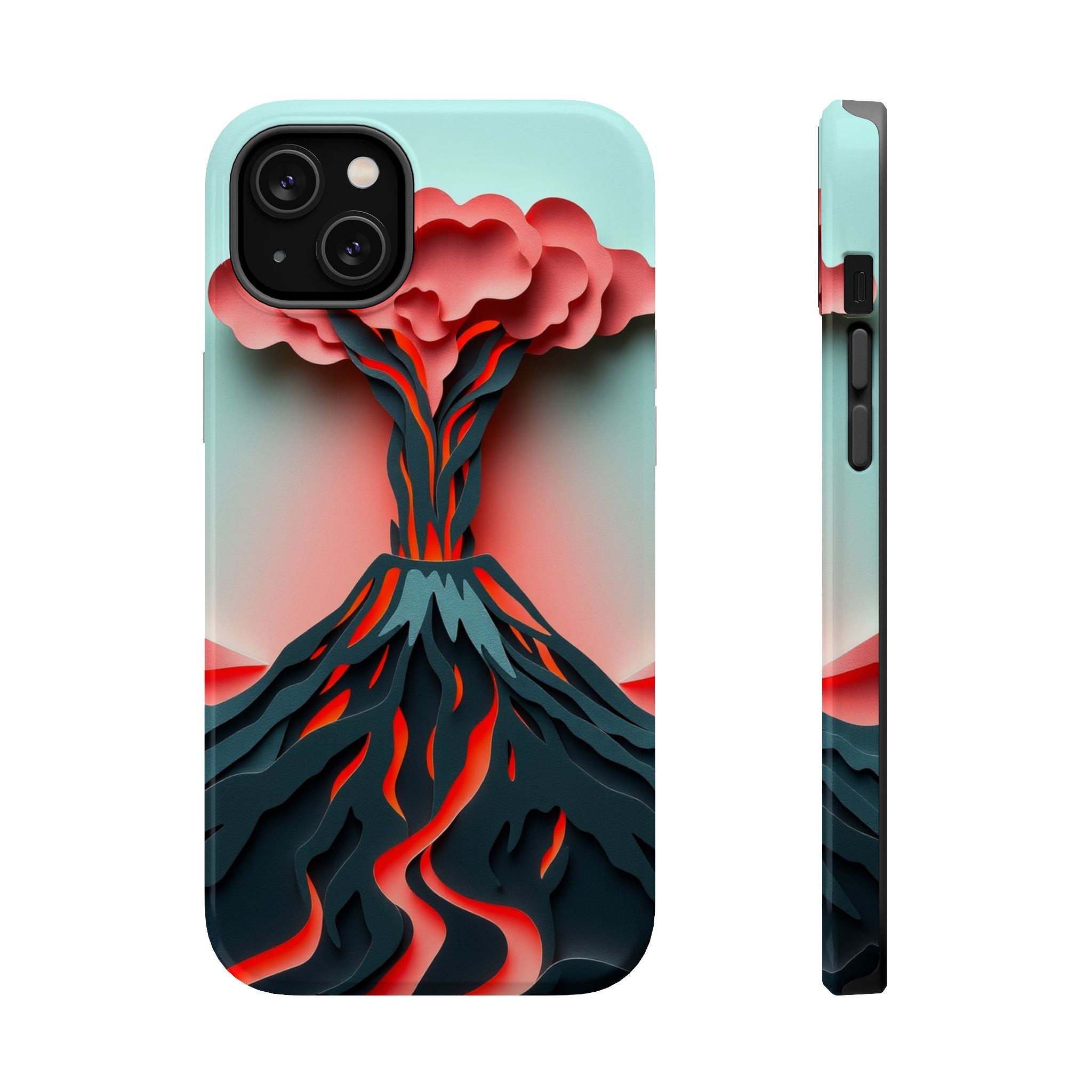iPhone Mint And Blush Volcanic Eruption Slim Everyday iPhone Designer · iPhone C