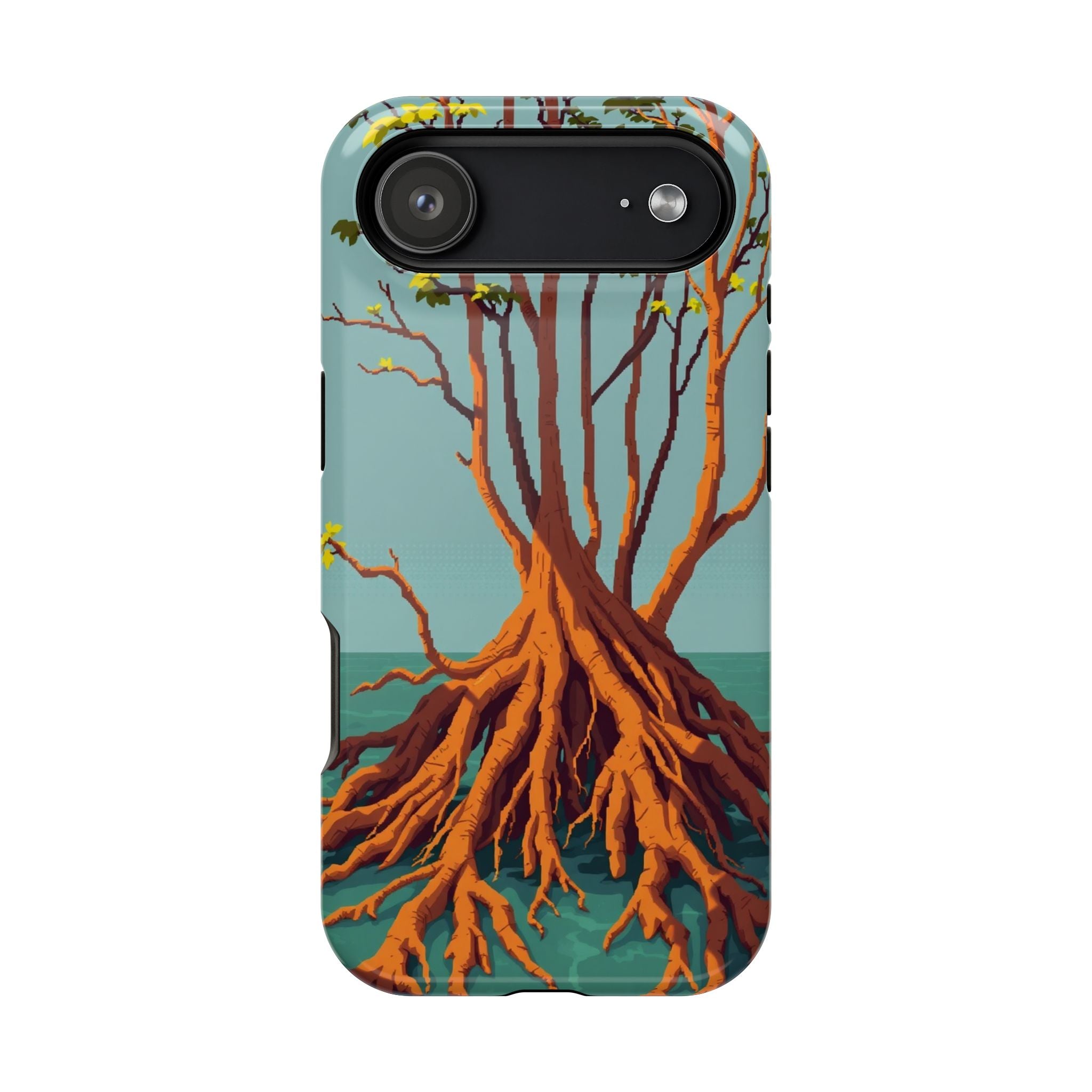 iPhone Mustard And Rust Mangrove Roots Slim Everyday iPhone 13 Designer · iPhone