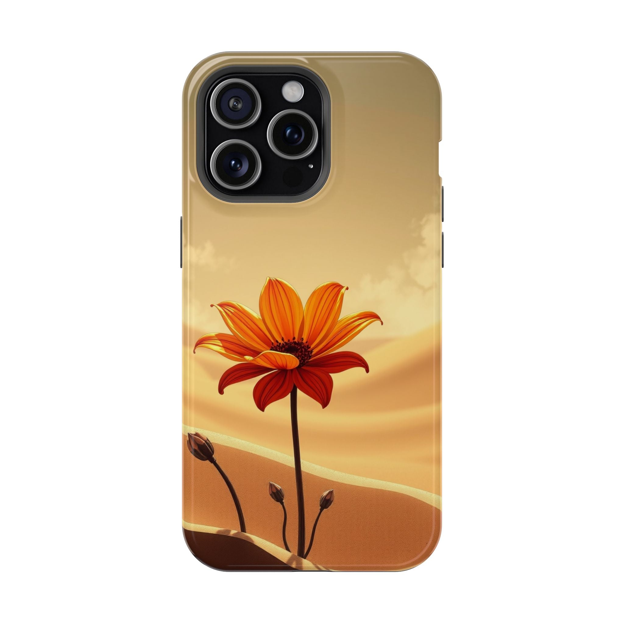 iPhone Neon Floral Dark Gothic Ink Bold Modern Everyday Snap Case · iPhone Case