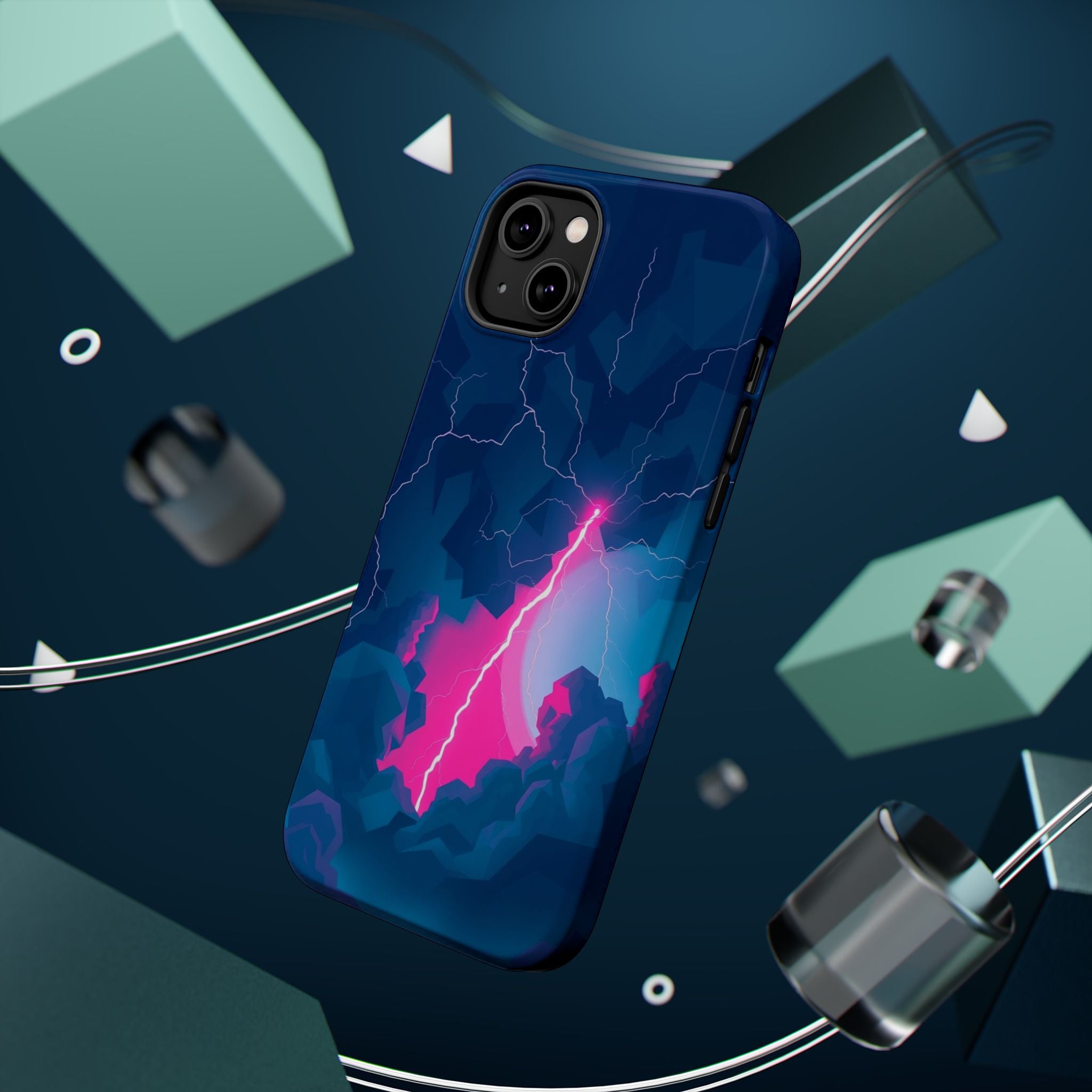 iPhone Thunderstorm Sky Abstract Geometric Slim iPhone Everyday · iPhone Case