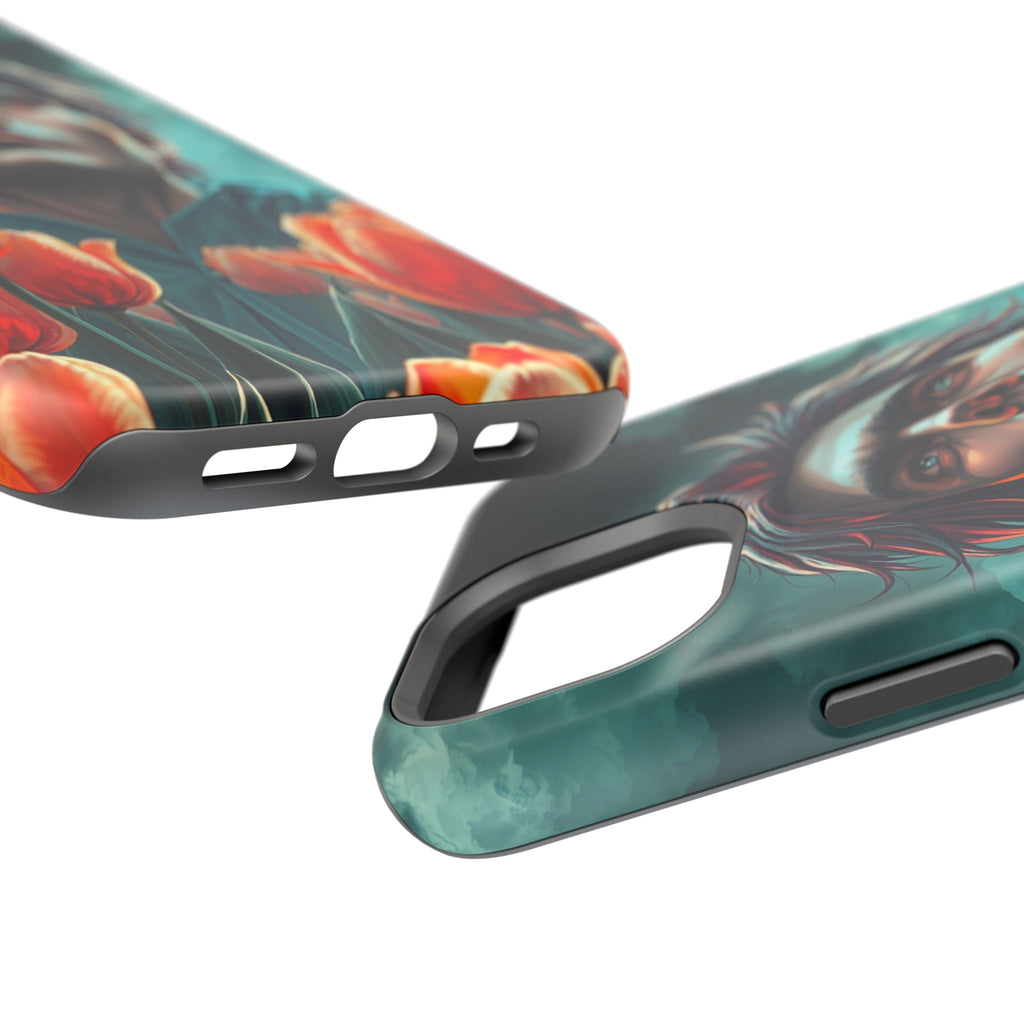 iPhone Tulip Row Electric Art Slim Everyday Designer Case · iPhone Case