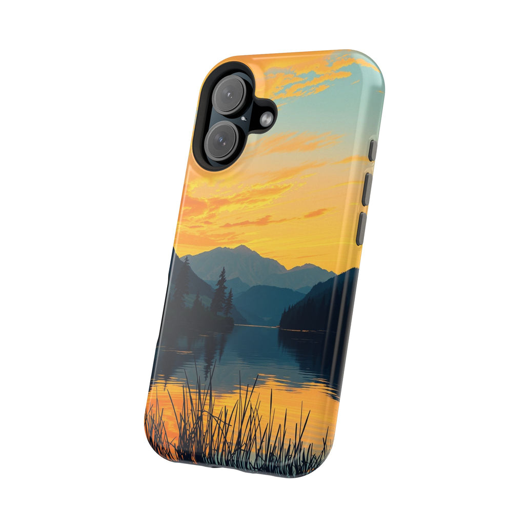 iPhone Lake at Twilight Oil Painting Impressionist iPhone Artistic · iPhone Case
