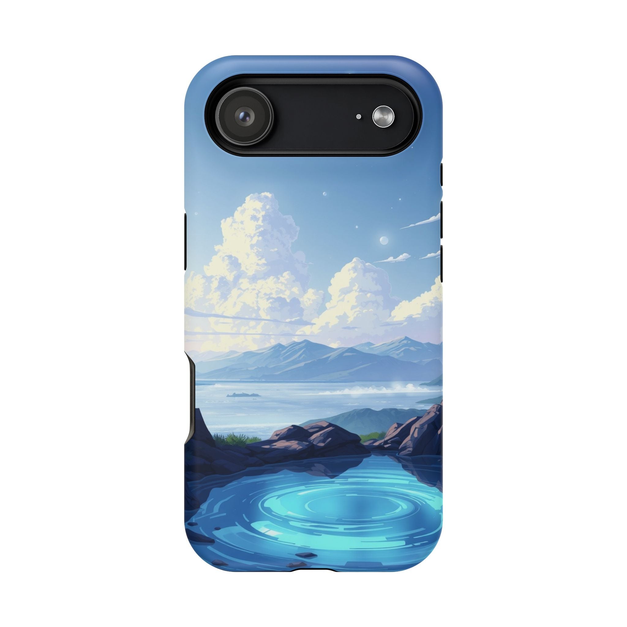 iPhone Earthy Tidal Pool Design 18 Bold Modern Everyday Snap Case · iPhone Case