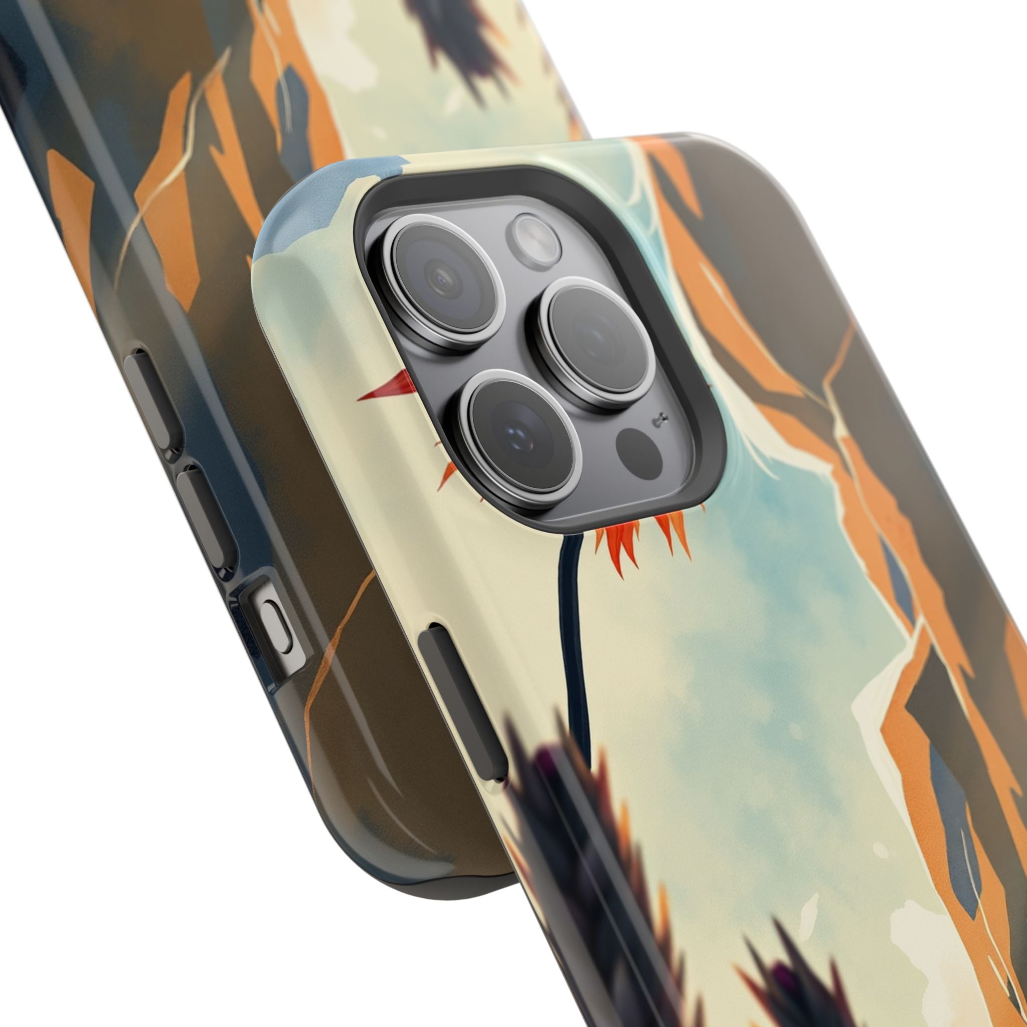 iPhone Bud Burst Vibrant Watercolor Artistic Everyday Cas Slim Snap Case · iPhon
