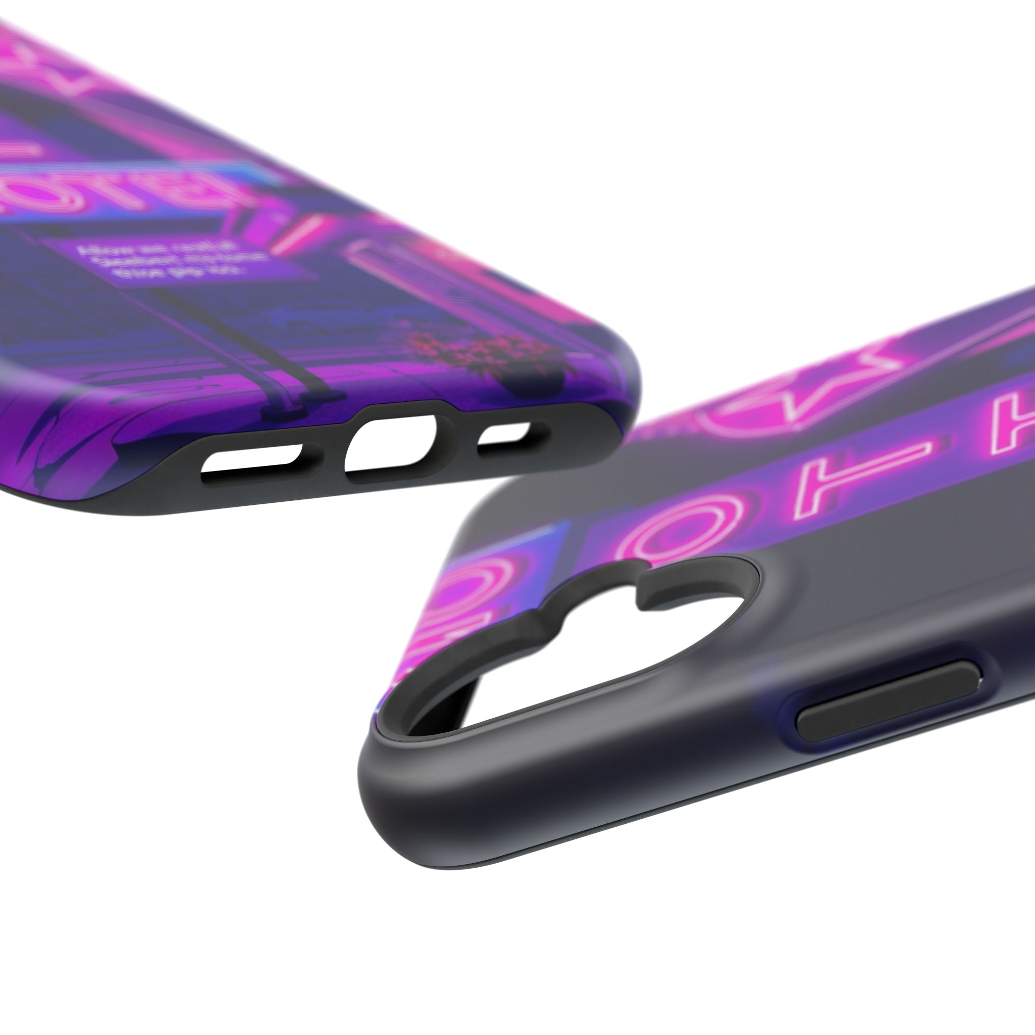 iPhone Neon Sign Motel Enchanted Art Slim Everyday Designer Case · iPhone Case