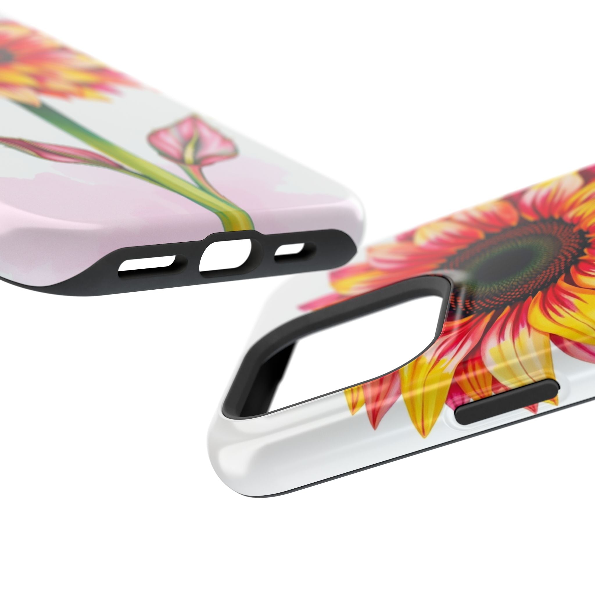 iPhone Sunflower Pop Vibrant Watercolor Slim Snap Case · iPhone Case