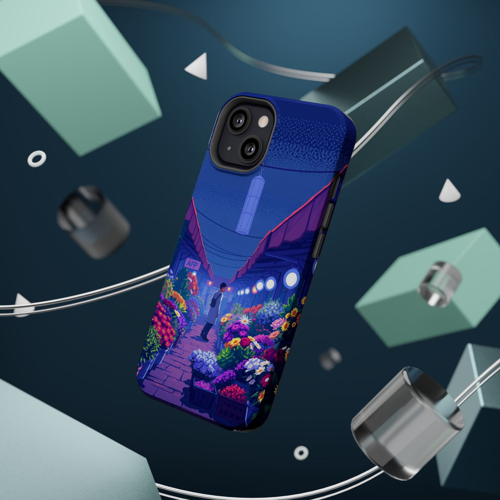 iPhone Flower Market Electric Art Bold Modern Everyday Snap Case · iPhone Case