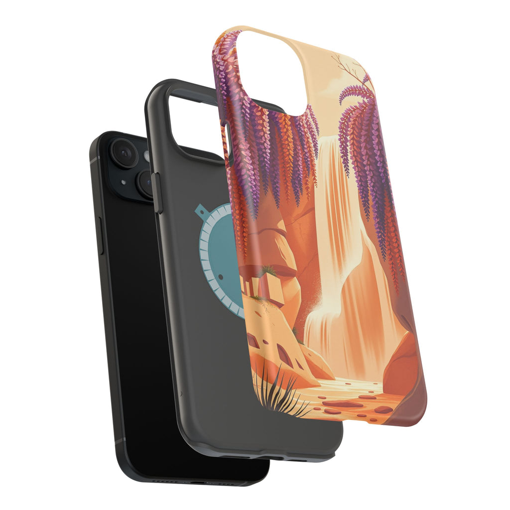 iPhone Wisteria Cascade Grunge Distressed Slim iPhone Everyday Designer · iPhone