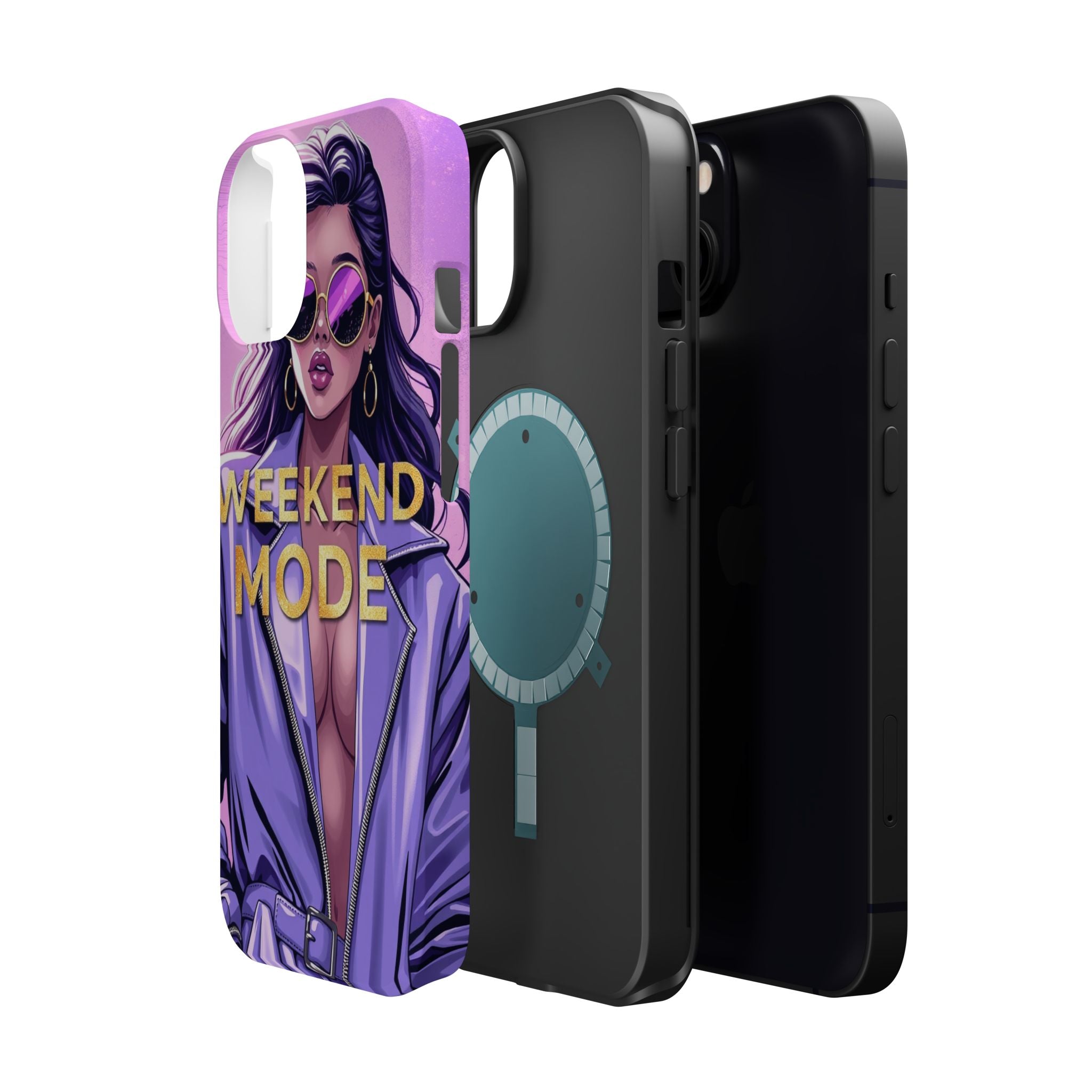iPhone Lavender And Pearl Weekend Mode On Slim Everyday Designer Case · iPhone C