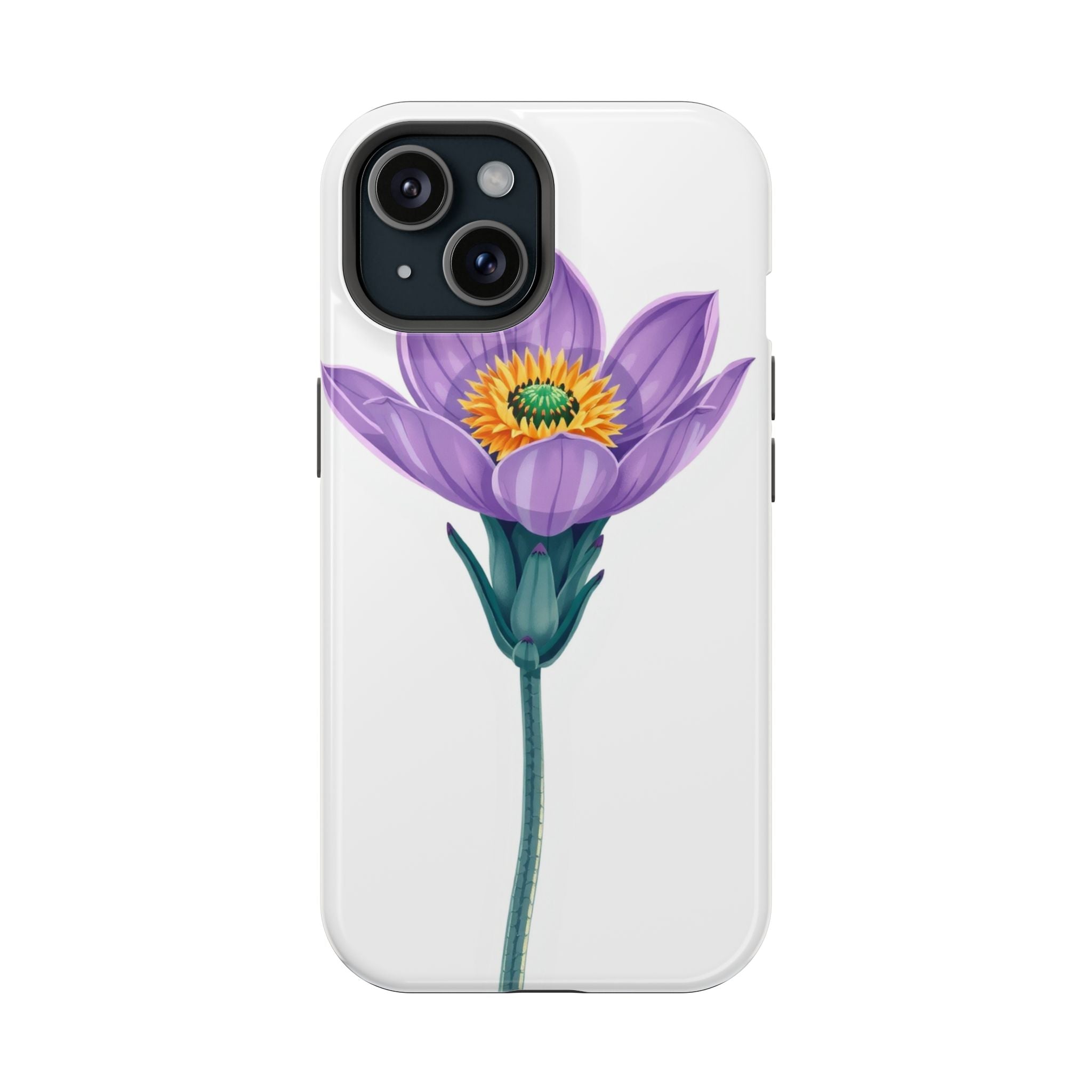 iPhone Indigo And Violet Desert Flower Slim Everyday Designer Case · iPhone Case